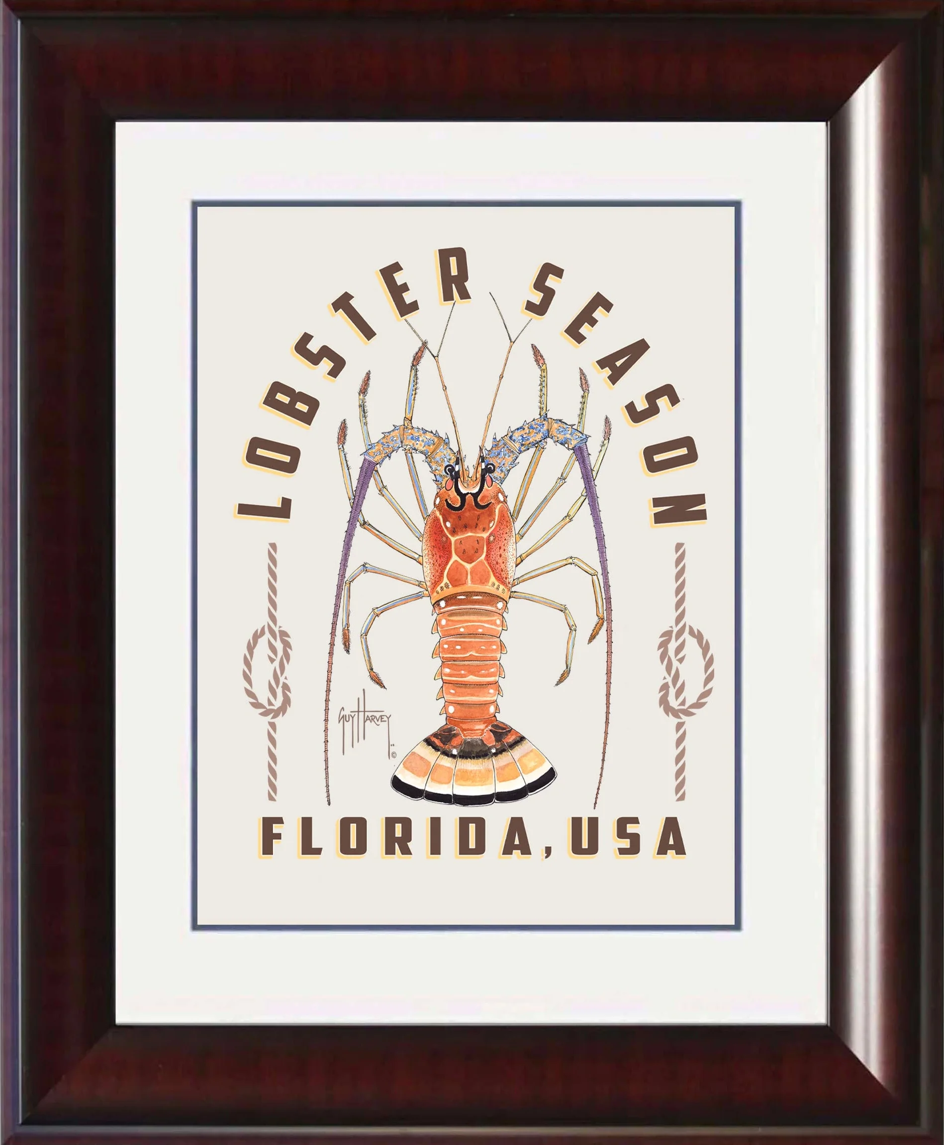 "Lobster Season FL" Mini Print