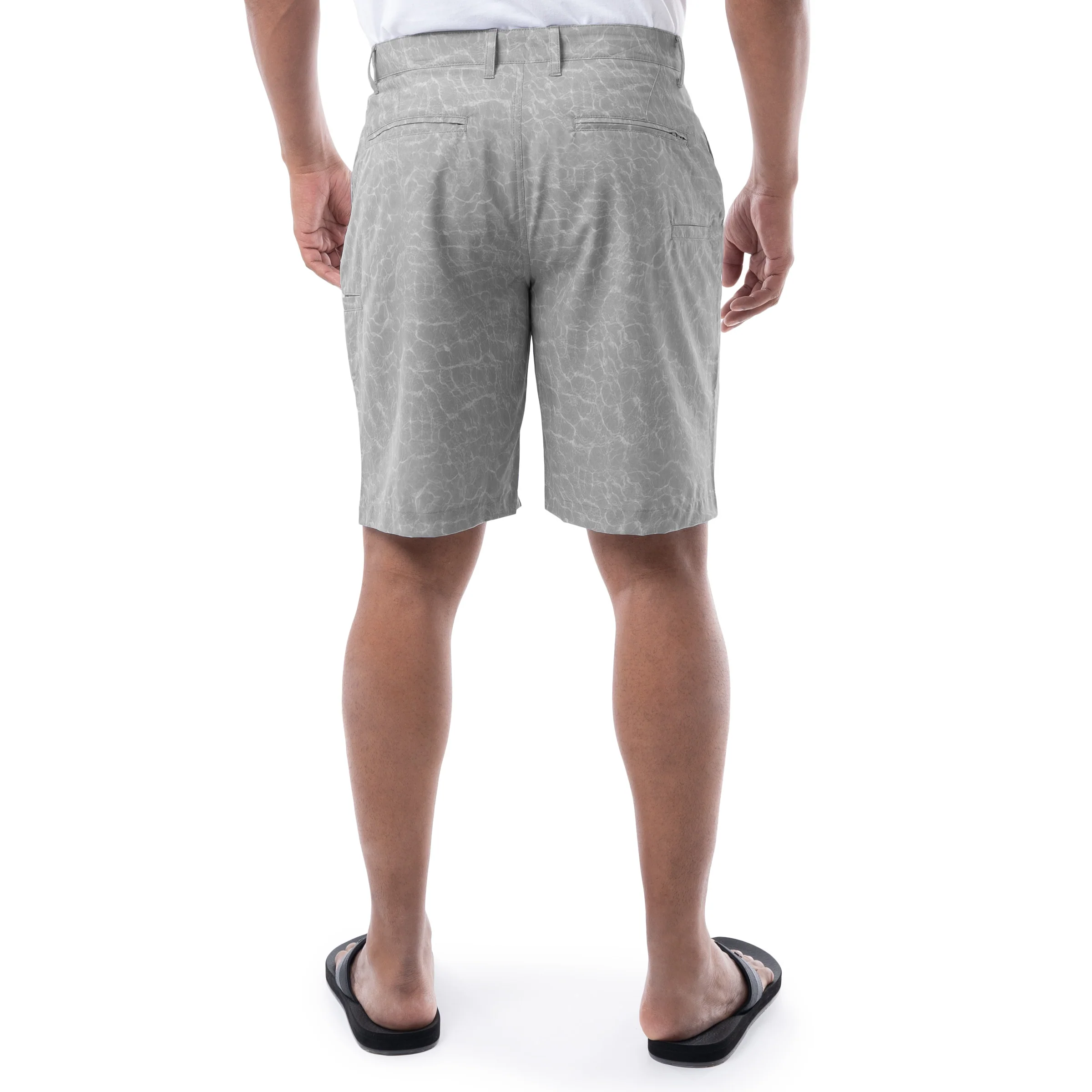 Mens 9" Shallow Printed Hybrid Short - Image 2