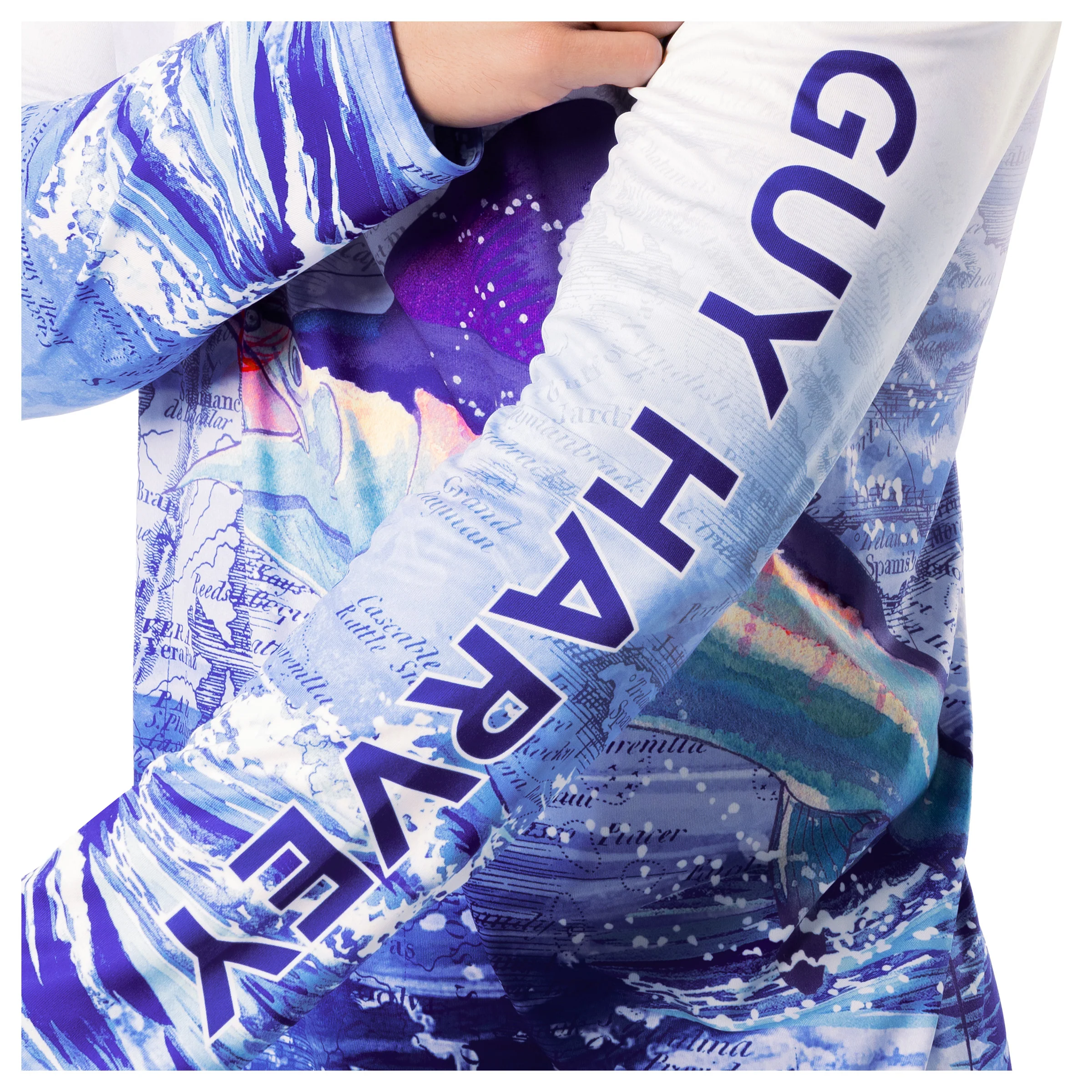 Men's Atlantic White Performance Sun Protection Top - Image 4