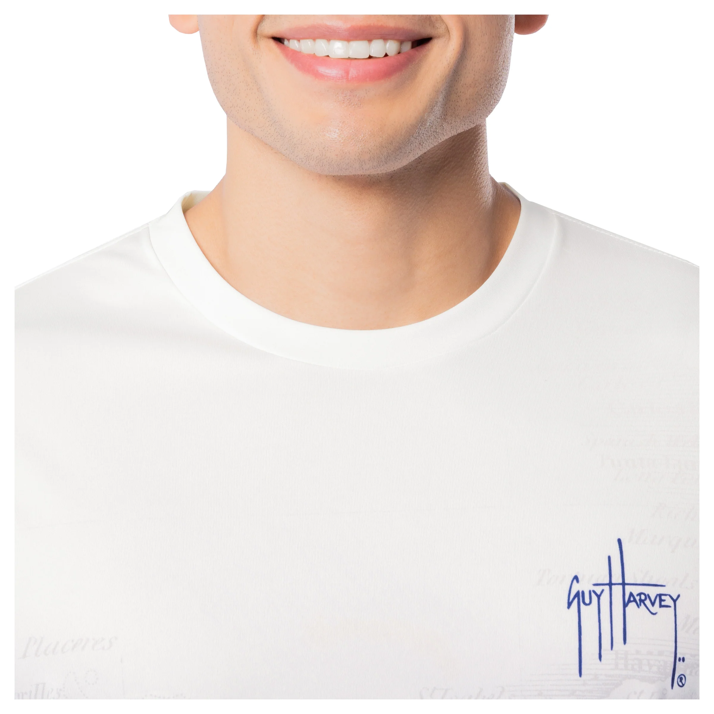 Men's Atlantic White Performance Sun Protection Top - Image 5