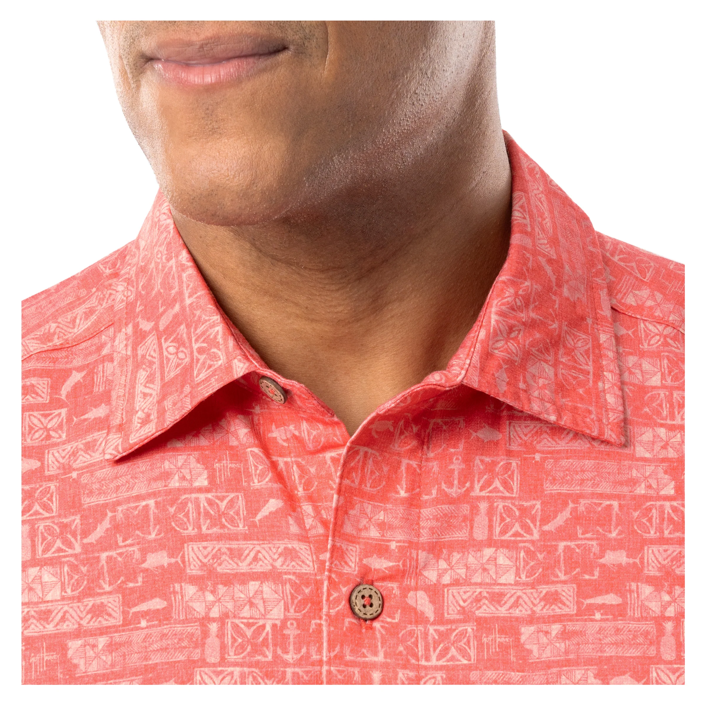 Island Ease Resort Shirt - Aztec - Image 5