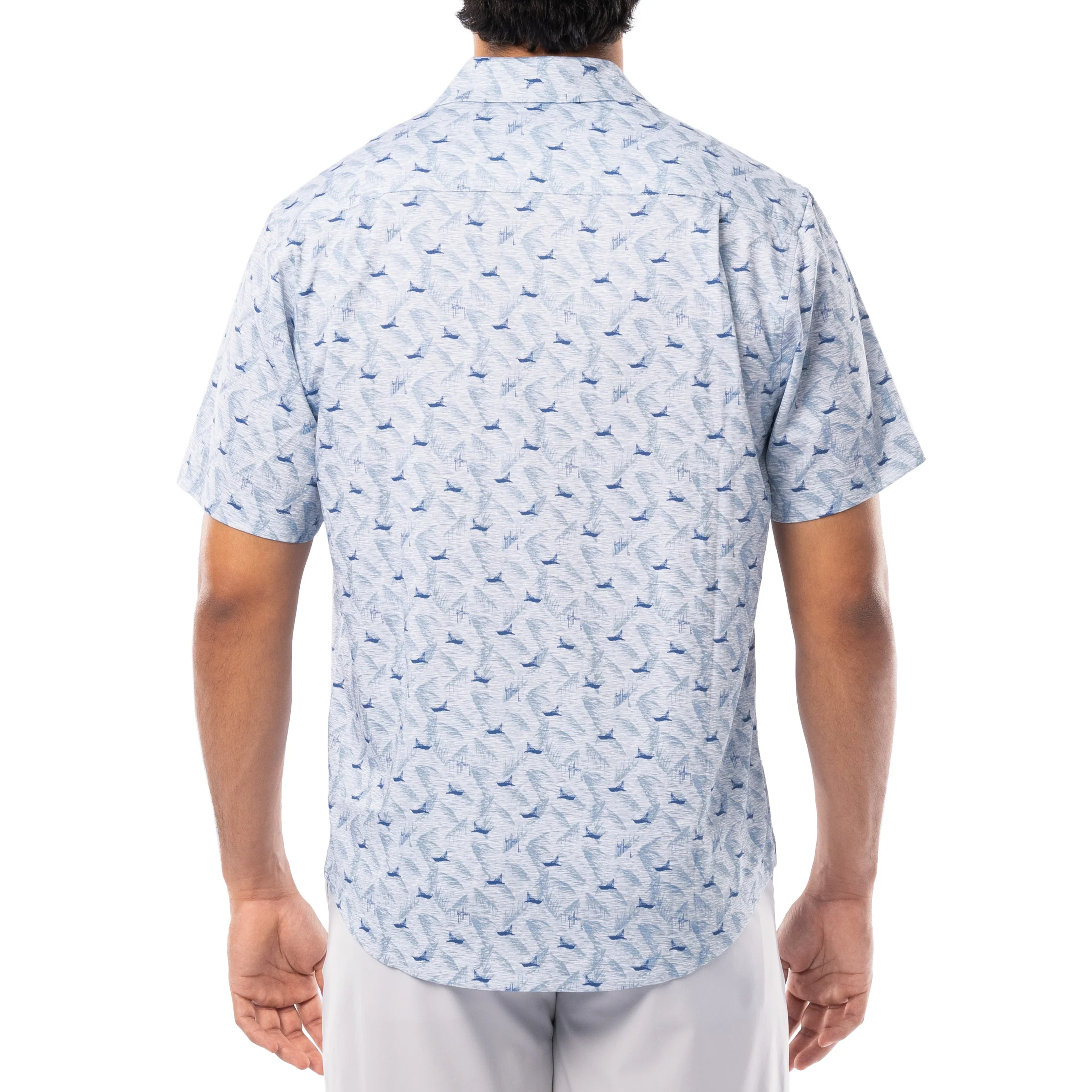 Men's Big Palms Printed Resort Shirt - Image 2