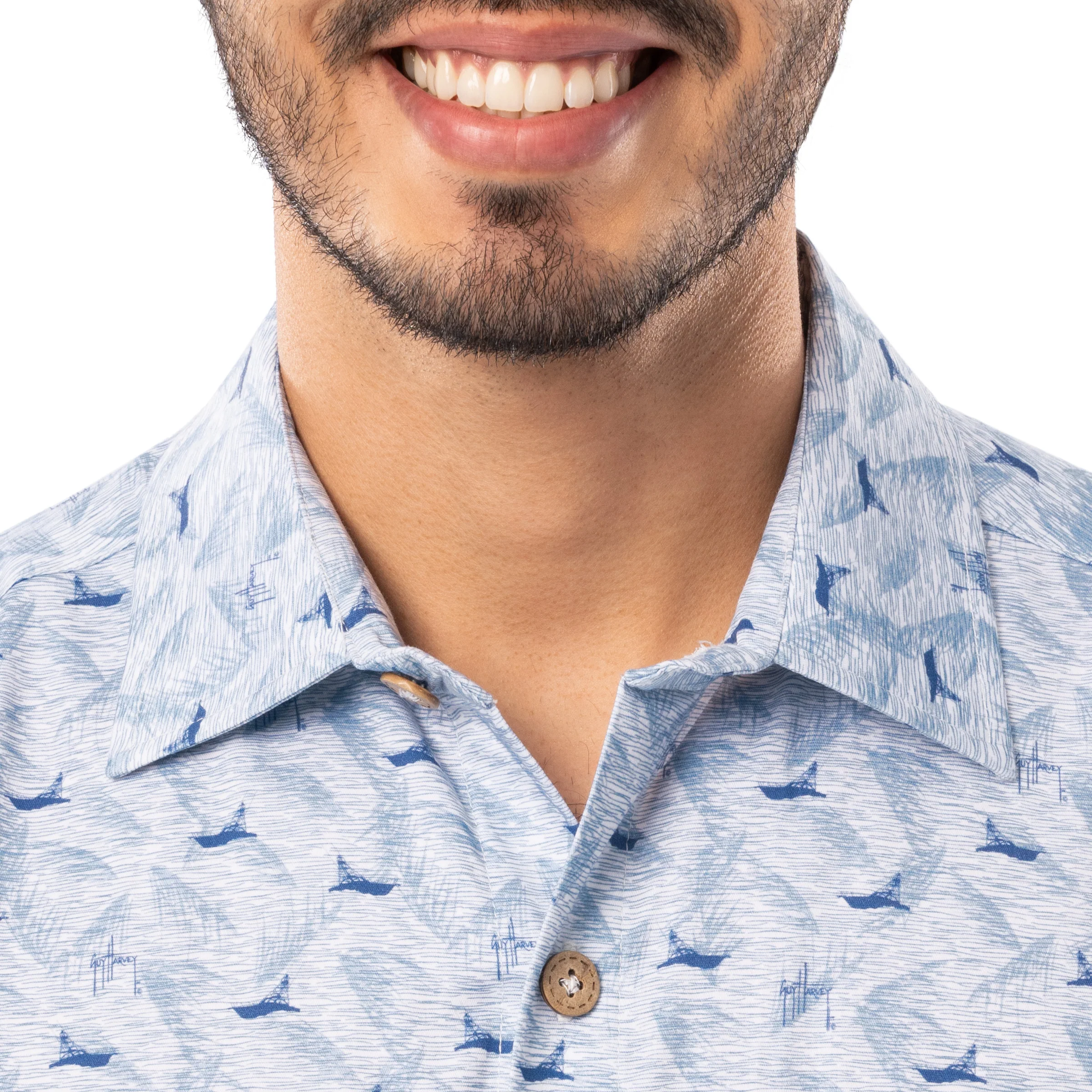 Men's Big Palms Printed Resort Shirt - Image 3