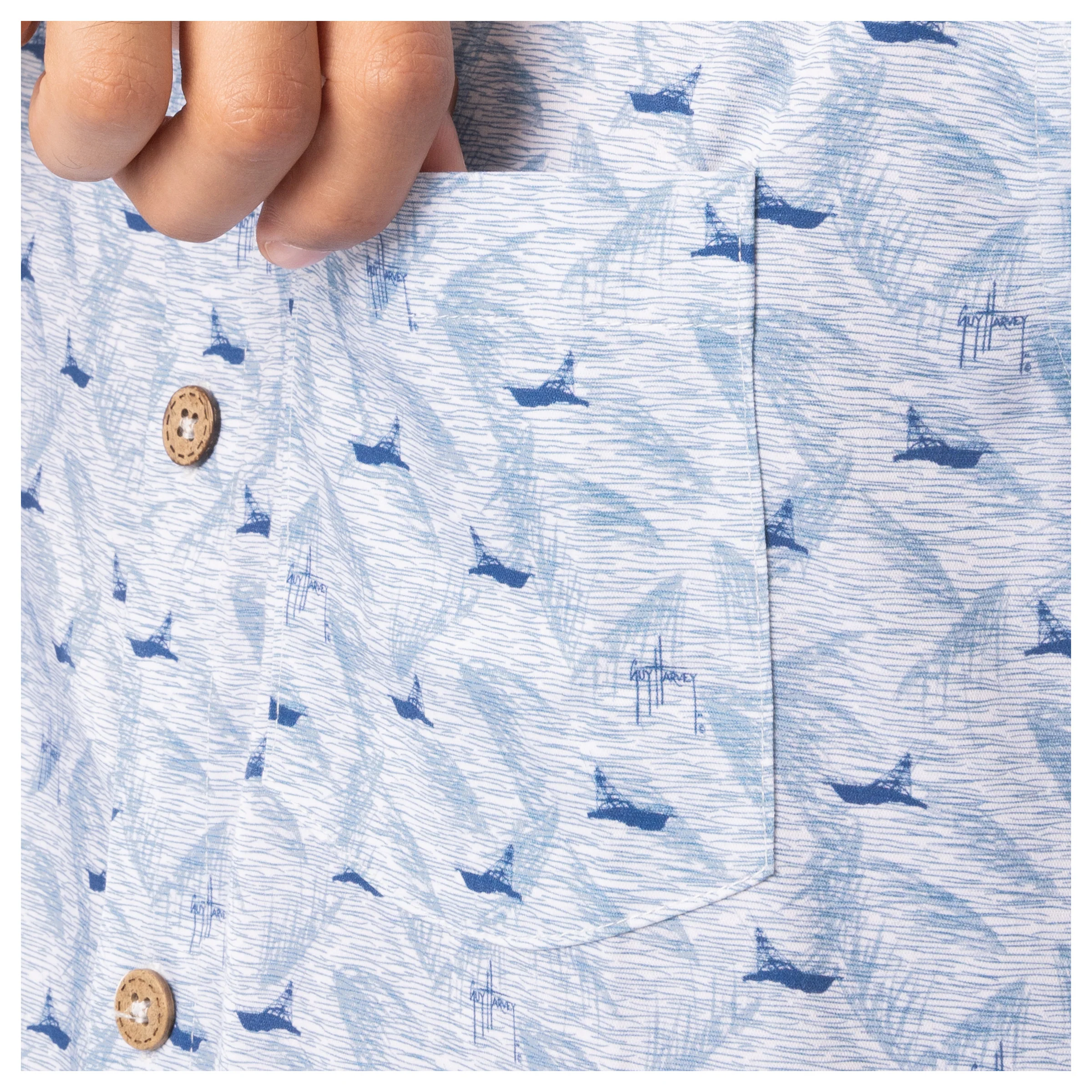 Men's Big Palms Printed Resort Shirt - Image 4