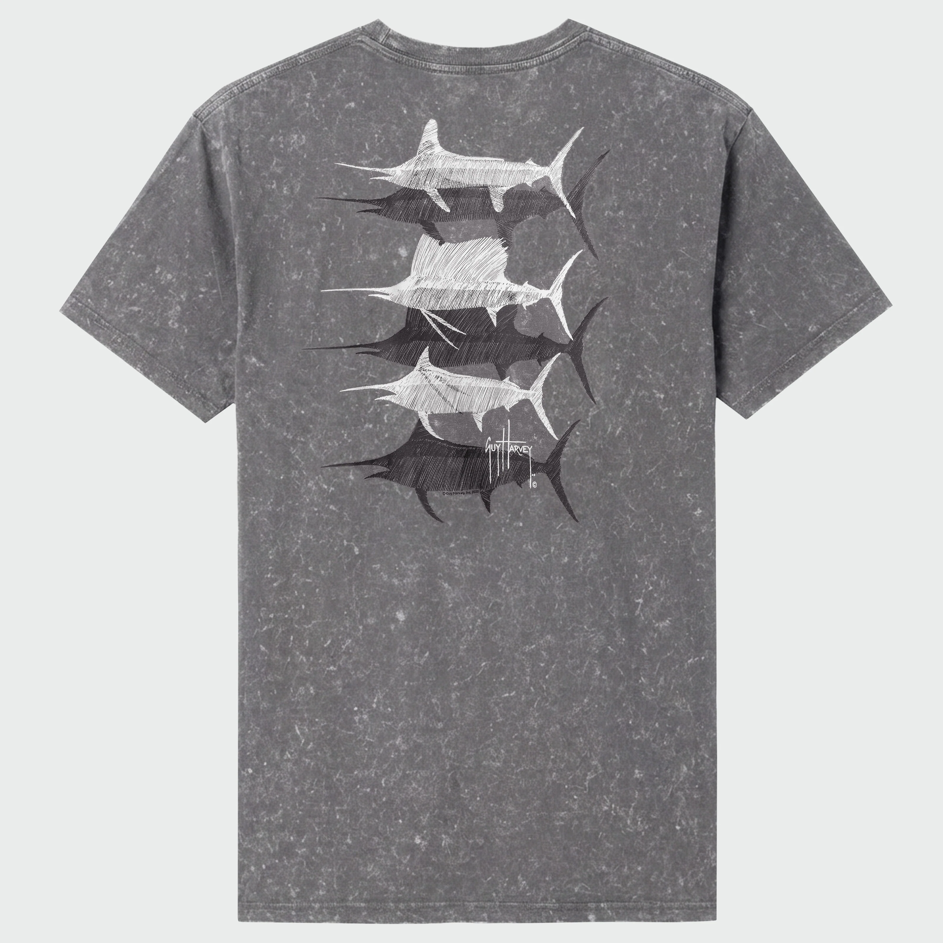 Coastal Wash Pocket Tee - Scribble Bills