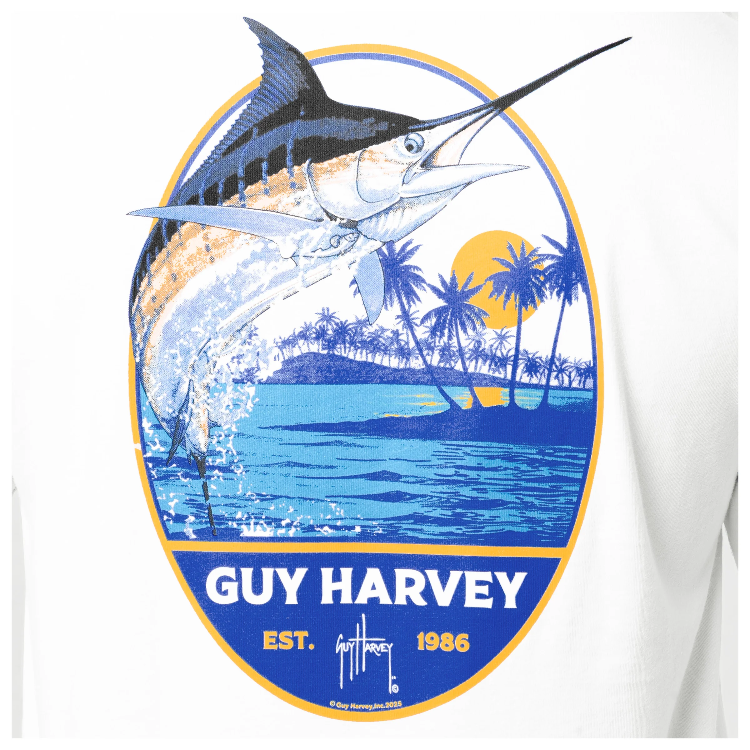 OG Long Sleeve Tee - Blue Hawaiian - Image 3