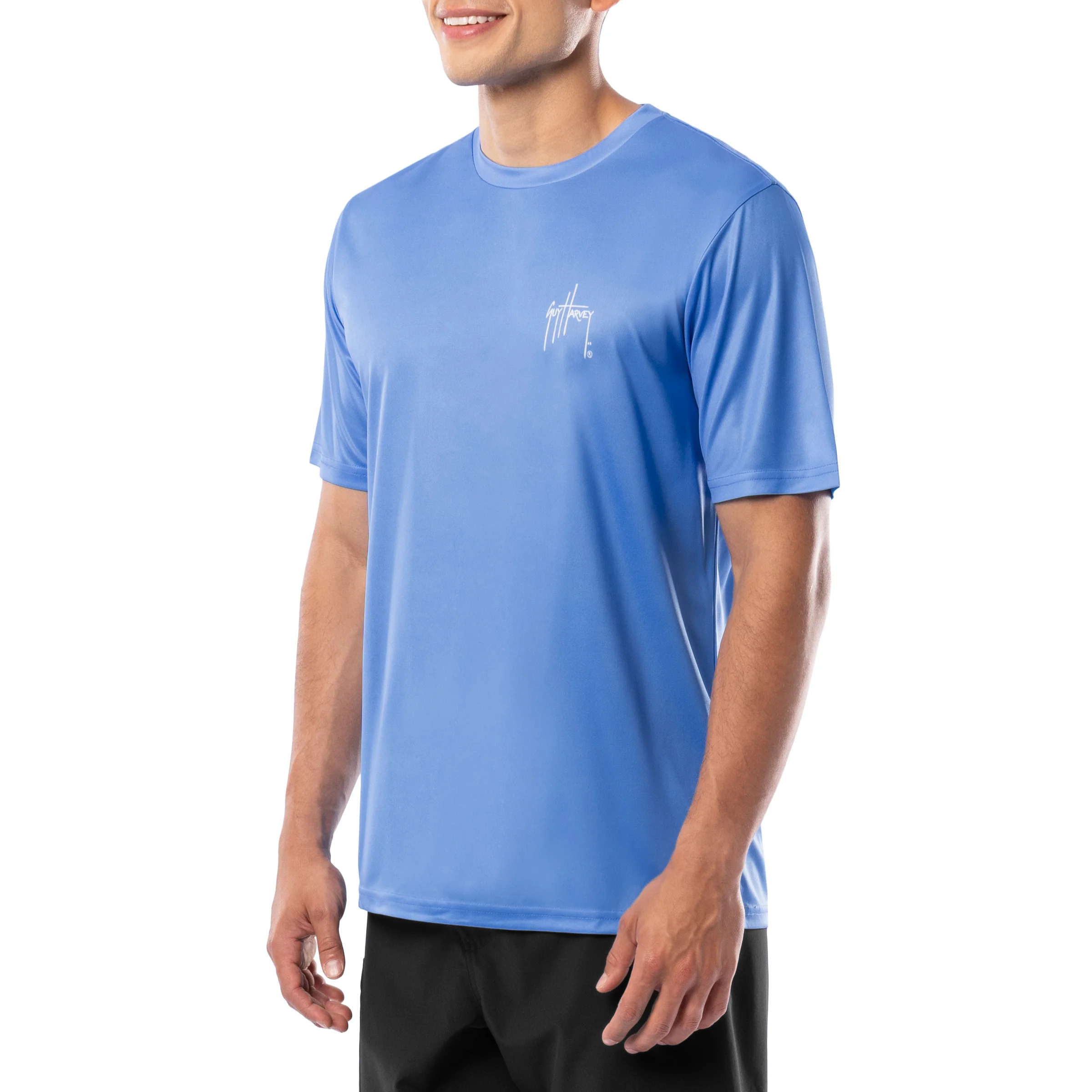Men's Blue Shield Short Sleeve Performance Shirt - Image 4