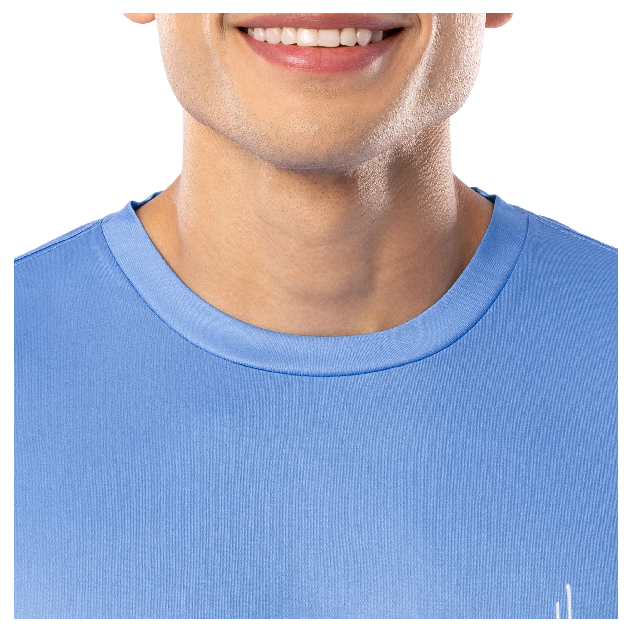 Men's Blue Shield Short Sleeve Performance Shirt - Image 6