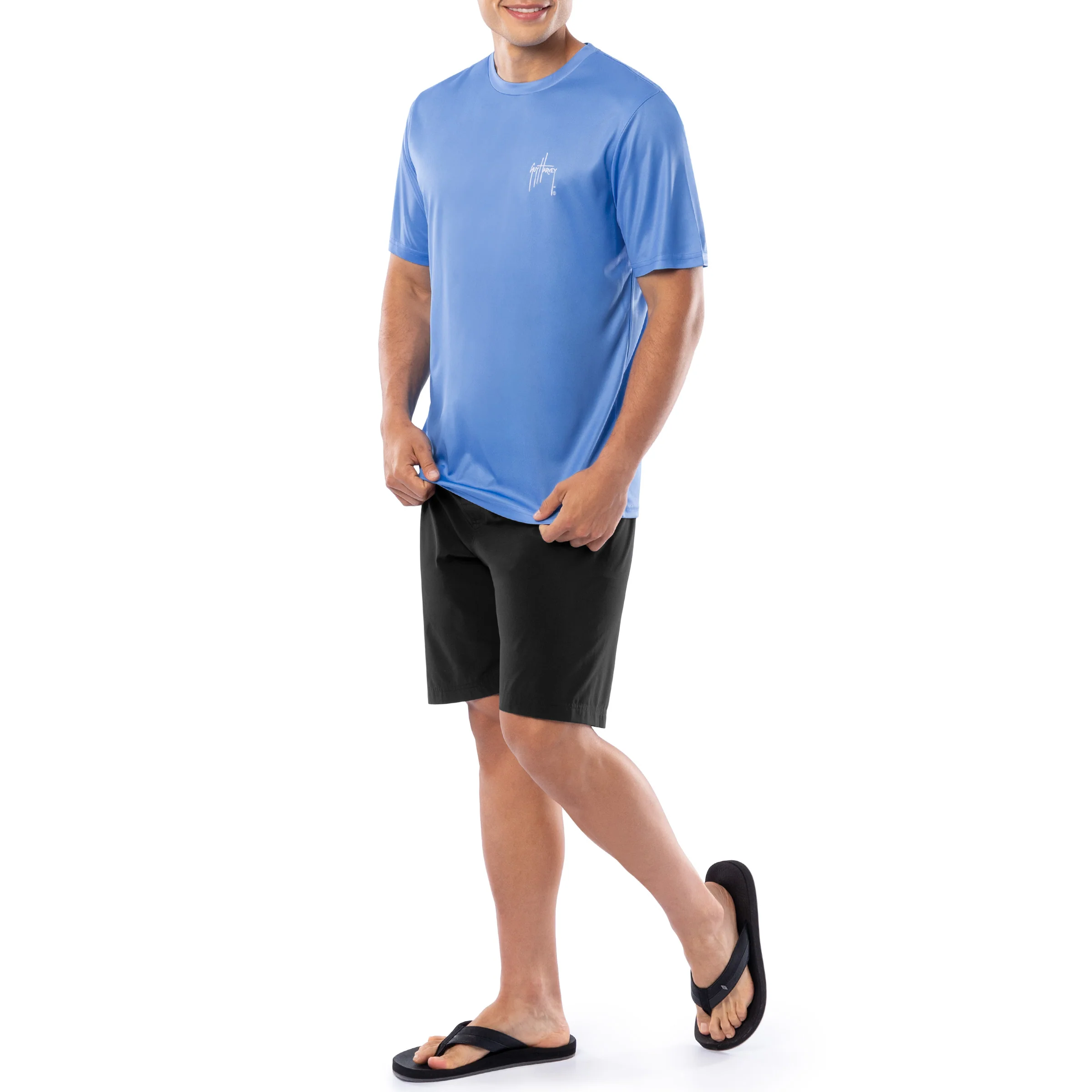 Men's Blue Shield Short Sleeve Performance Shirt - Image 7