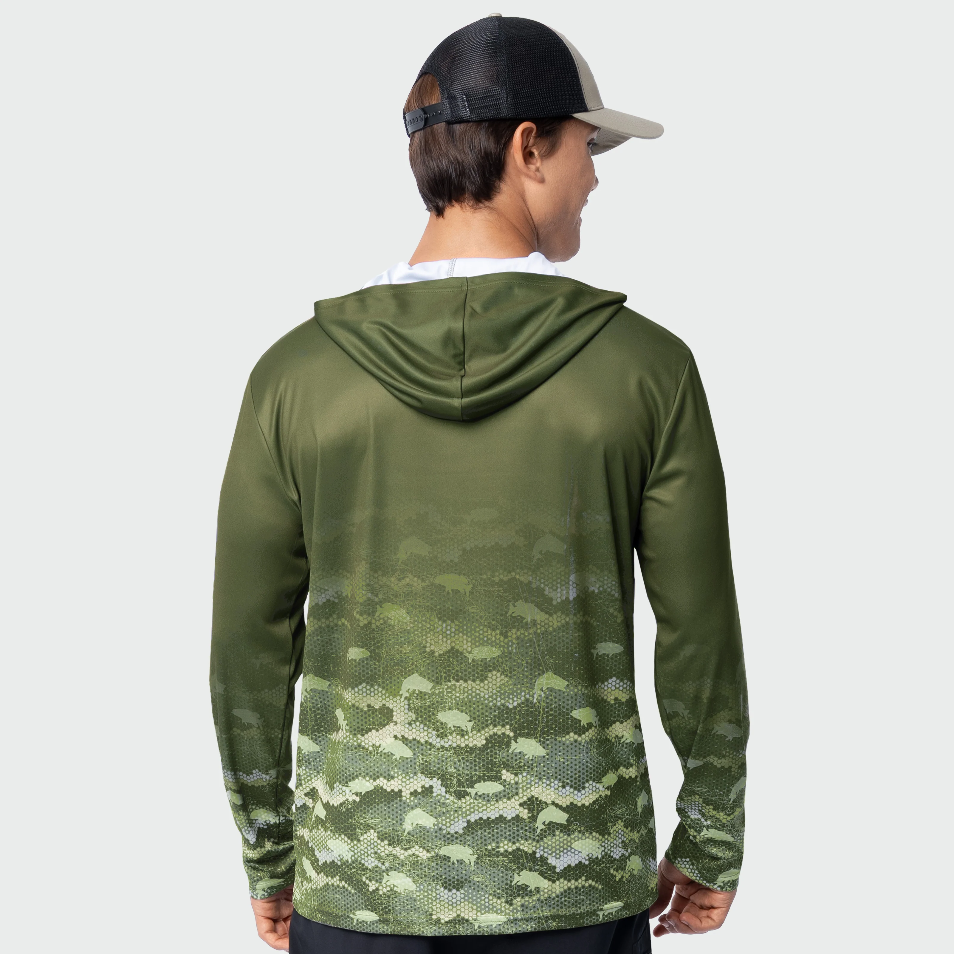 Eco Cast Sun Protection Hoodie - Brackish Bottom - Image 4