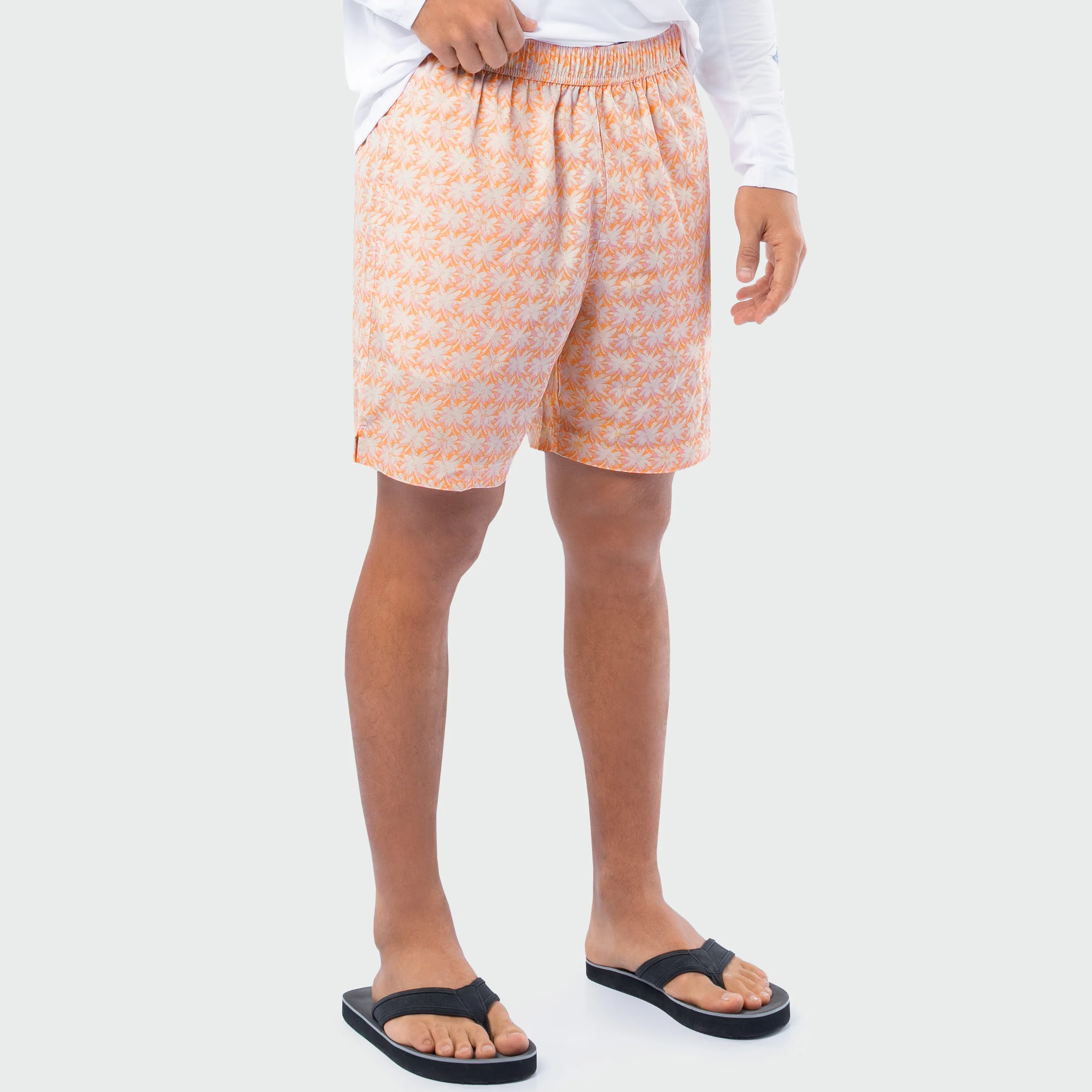 Castaway 7" Volley Swim Trunk - Dot Palm - Image 3