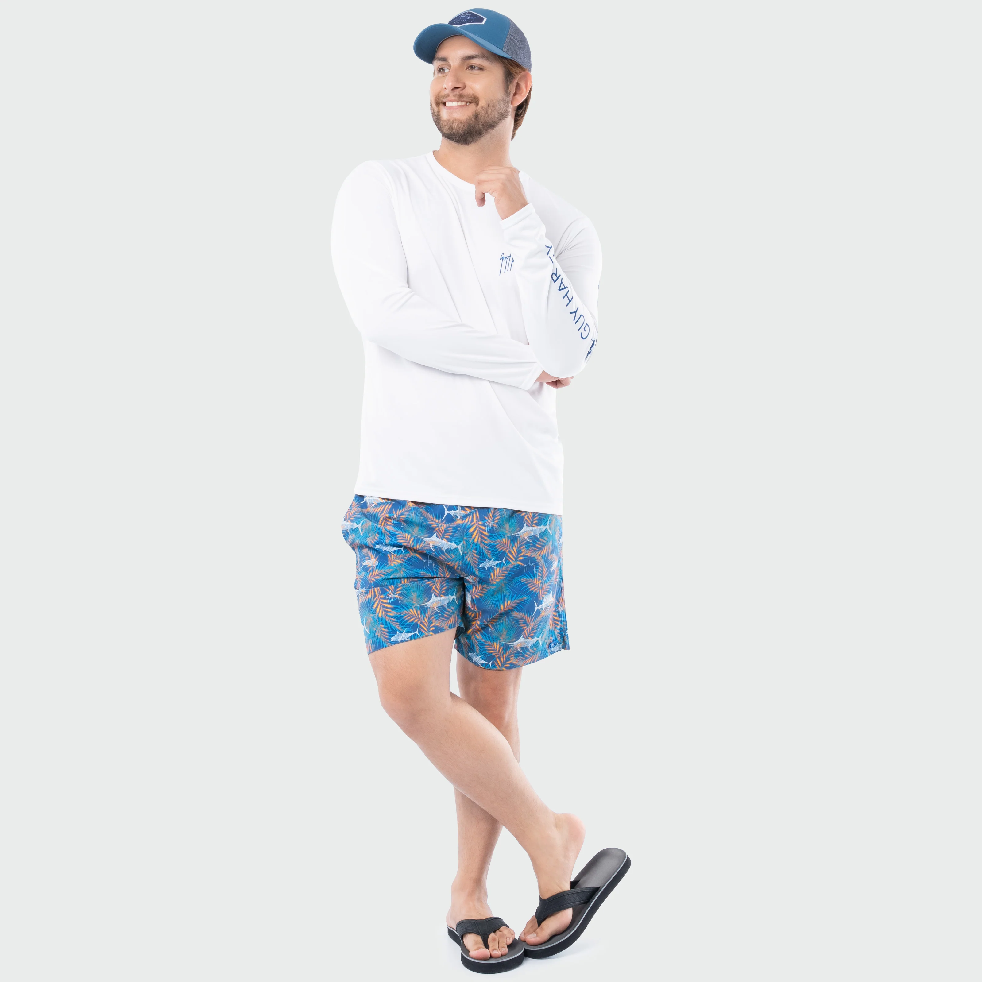 Castaway 7" Volley Swim Trunk - Incognito - Image 6