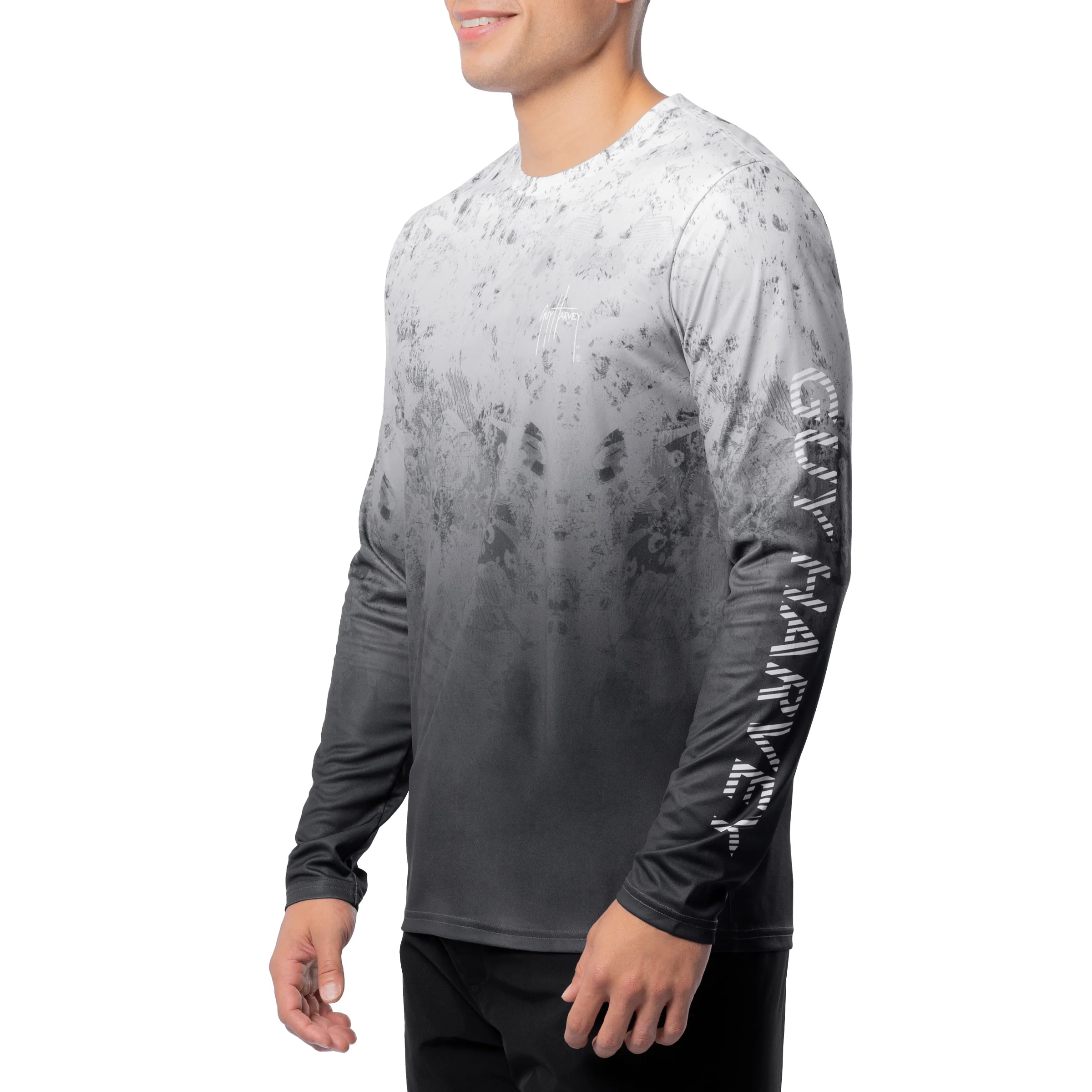 Performance Sun Protection Crew - Dark Whitecap Camo - Image 4