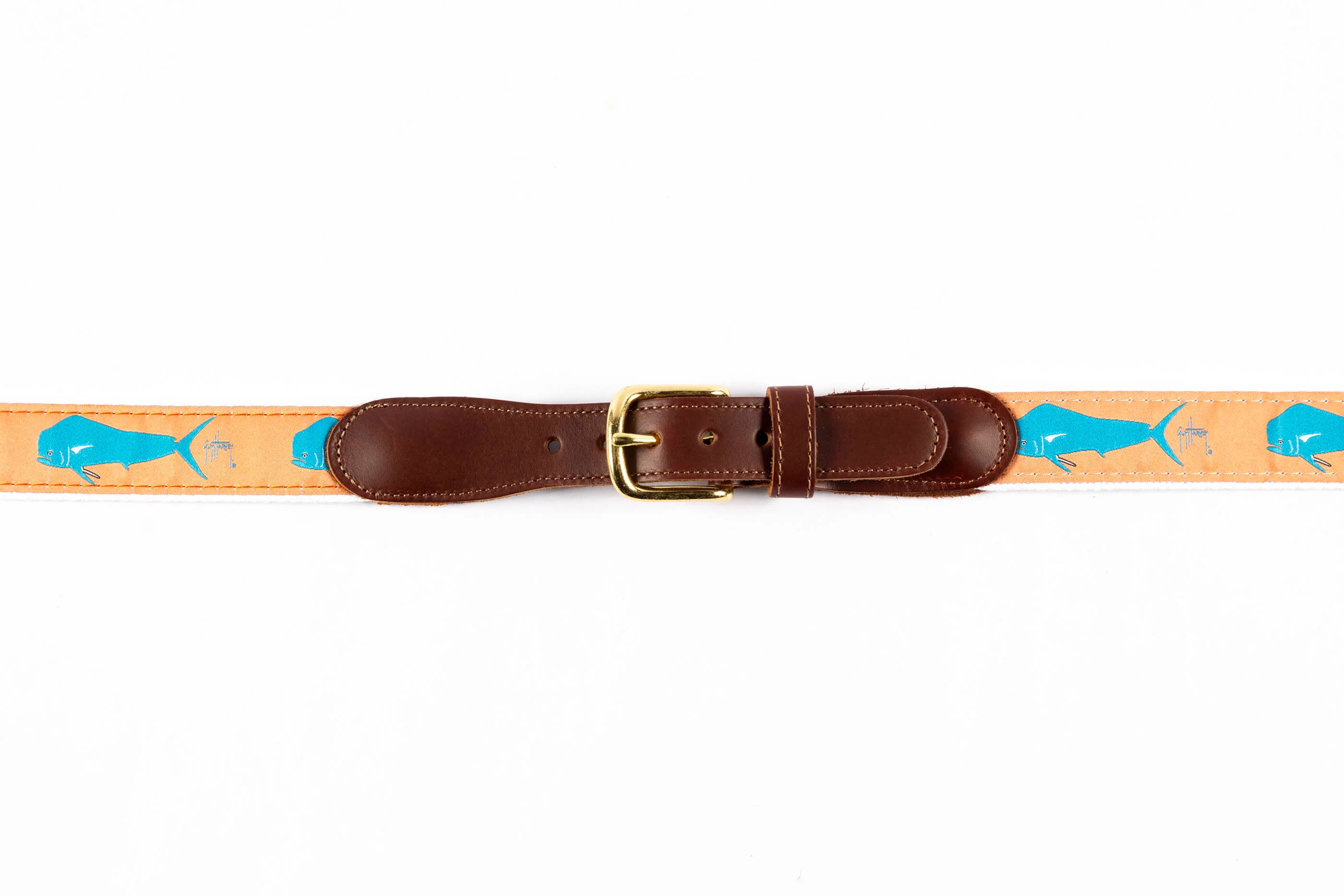 Leather Tab Belt - Dorado - Image 2