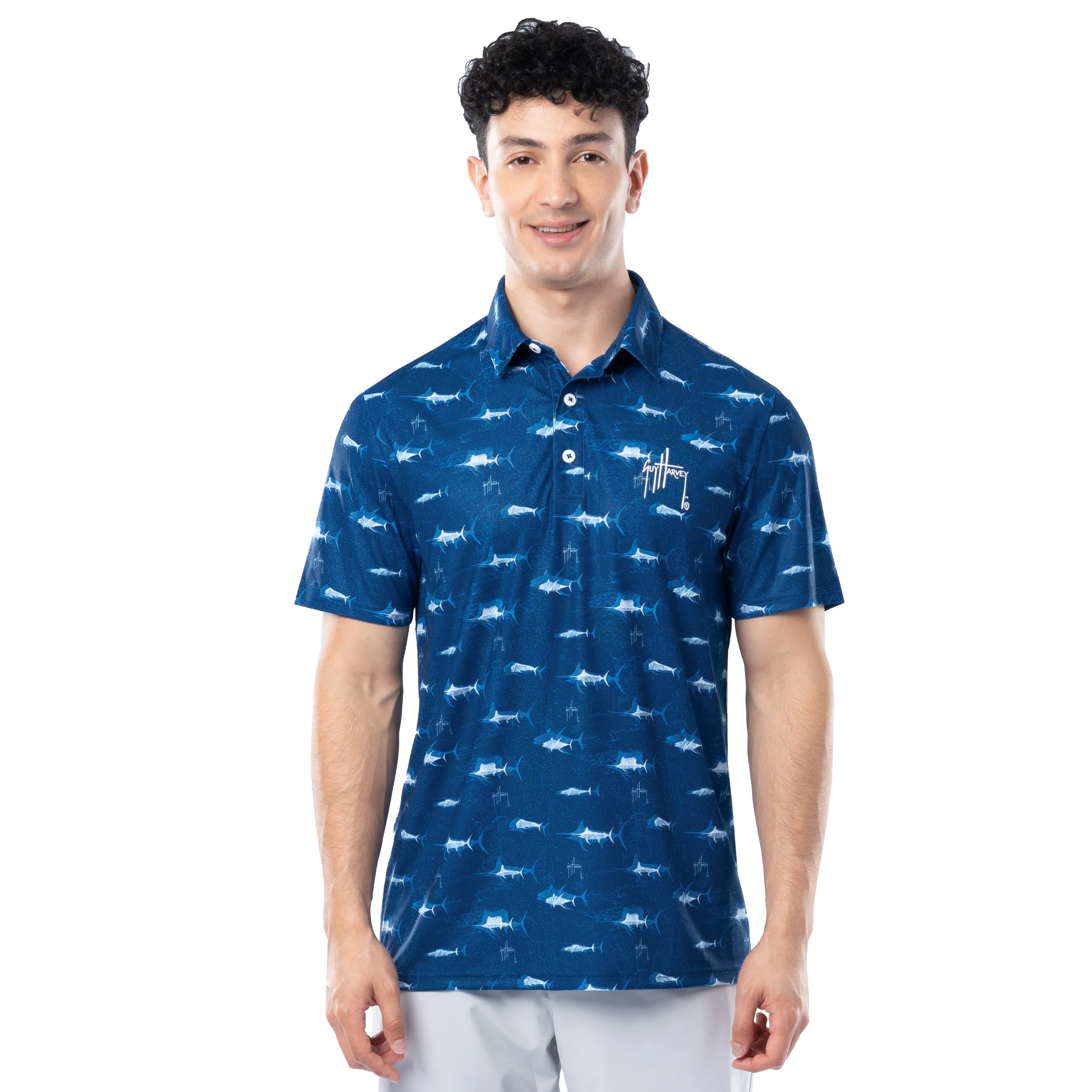 Marlin Tech Performance Polo - Double Vision