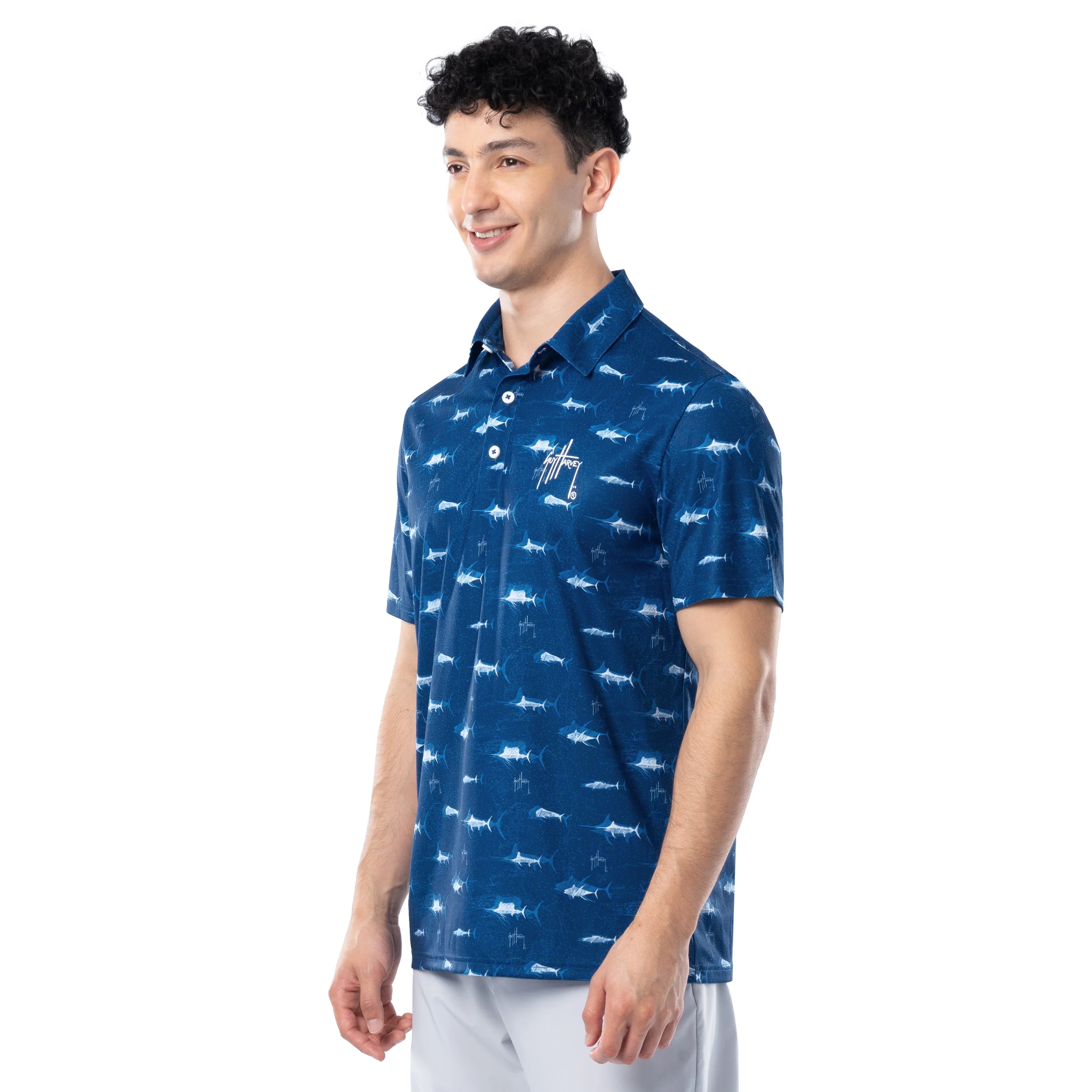 Marlin Tech Performance Polo - Double Vision - Image 3