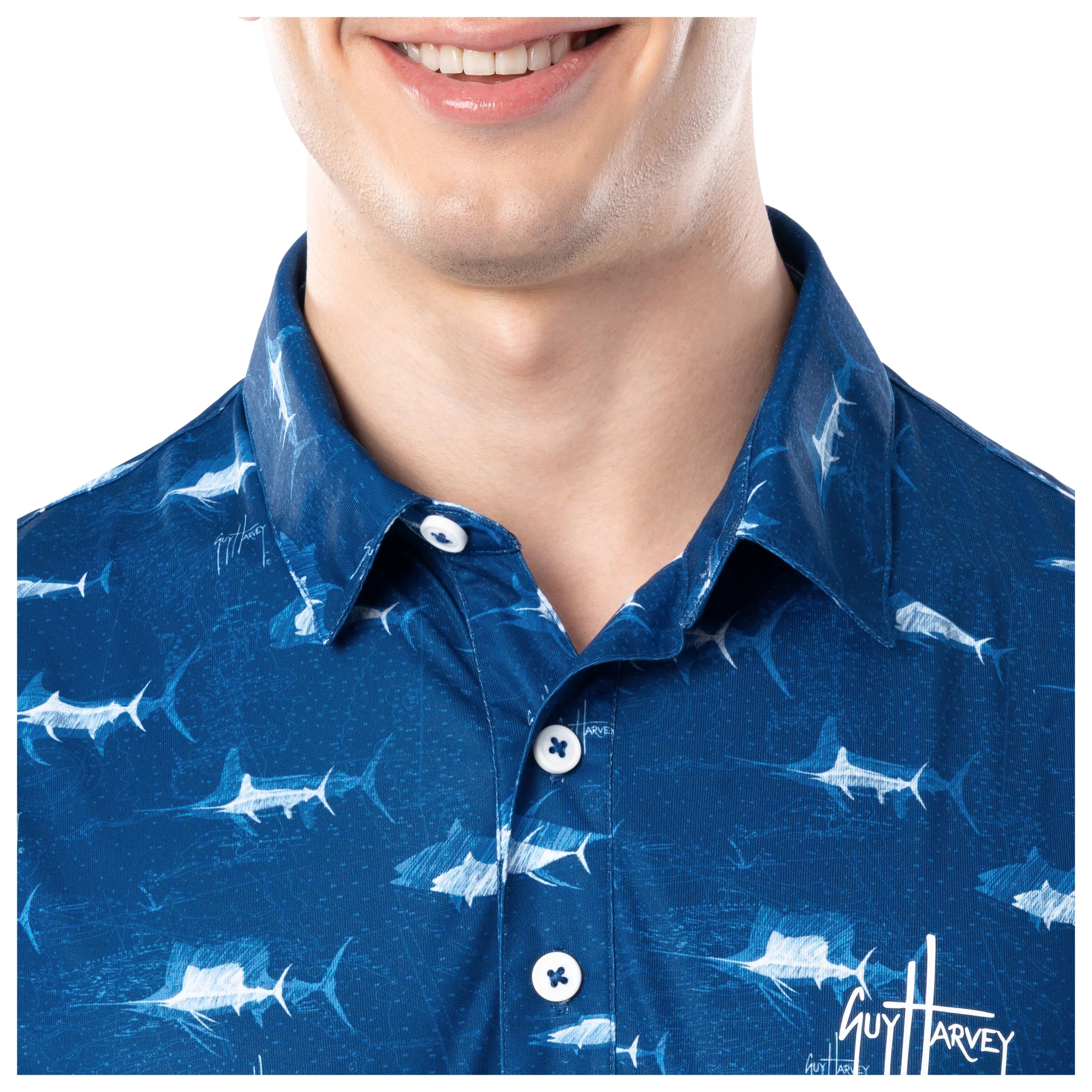 Marlin Tech Performance Polo - Double Vision - Image 4