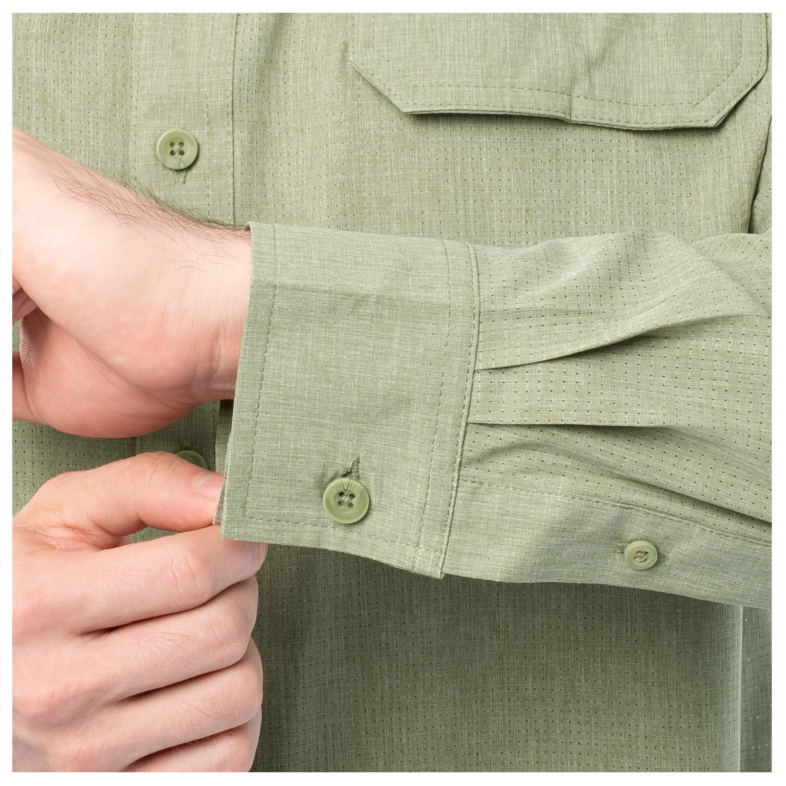 Eco Angler Long Sleeve Fishing Shirt - Image 9