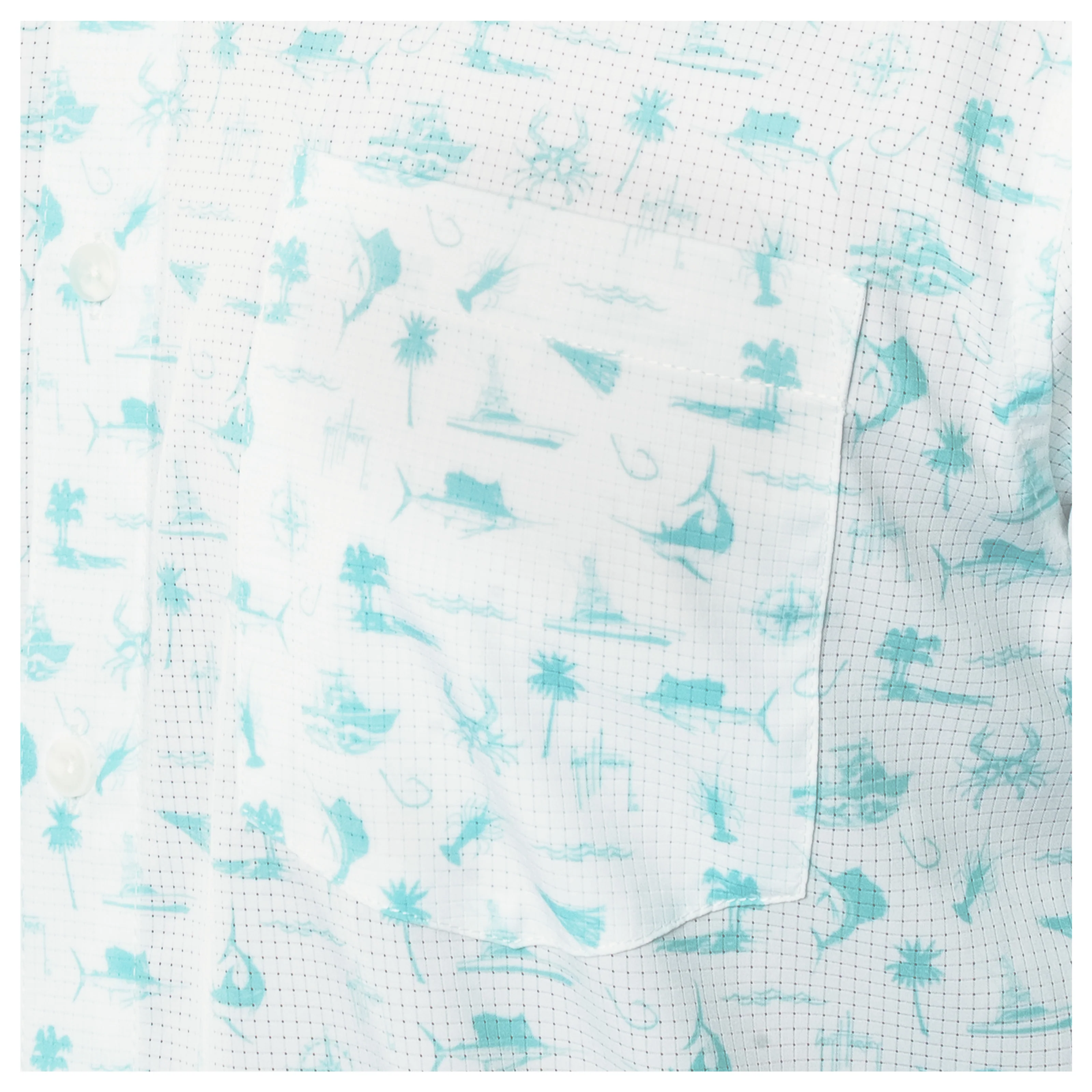 Eco Angler Fishing Shirt - Maritime Motif - Image 4