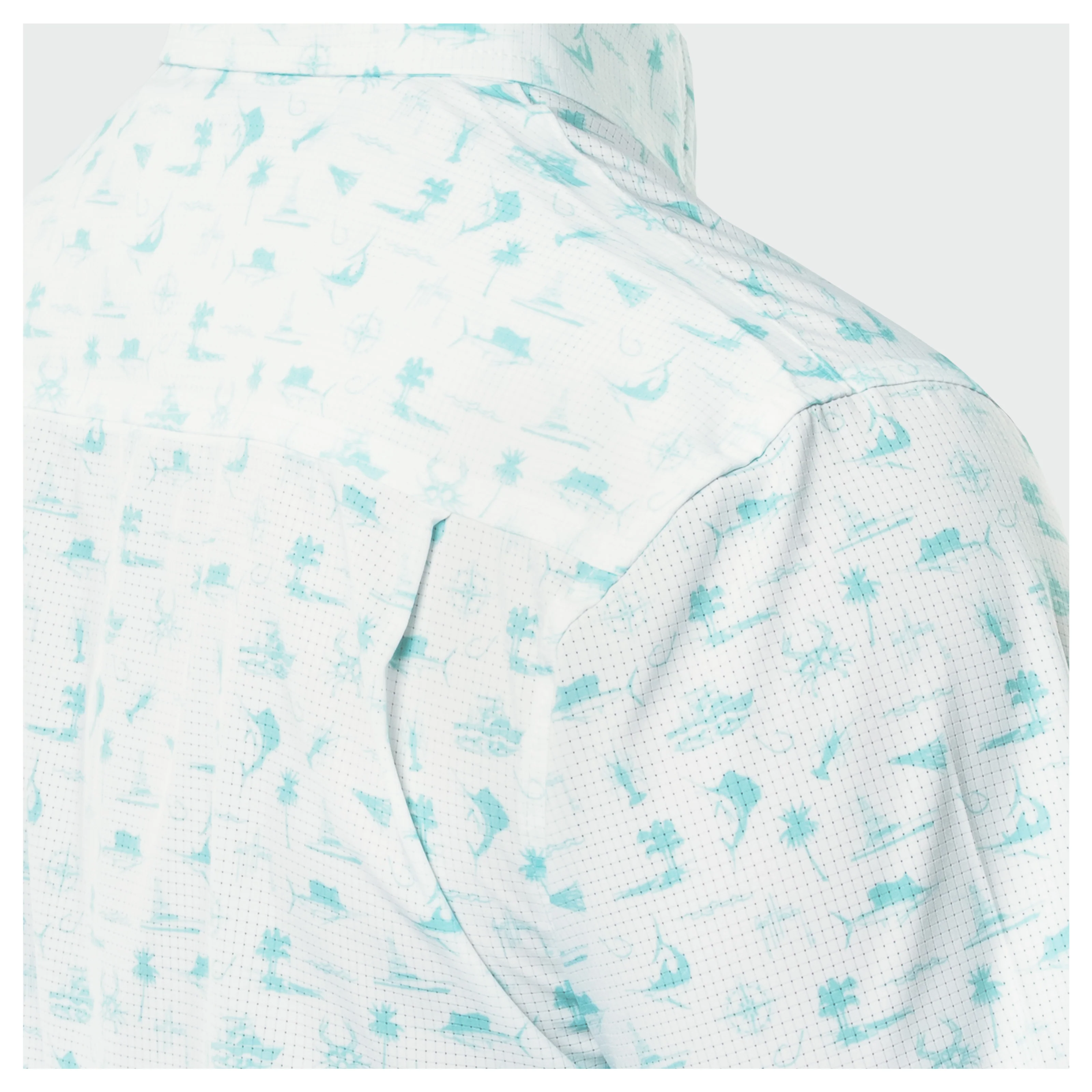 Eco Angler Fishing Shirt - Maritime Motif - Image 5