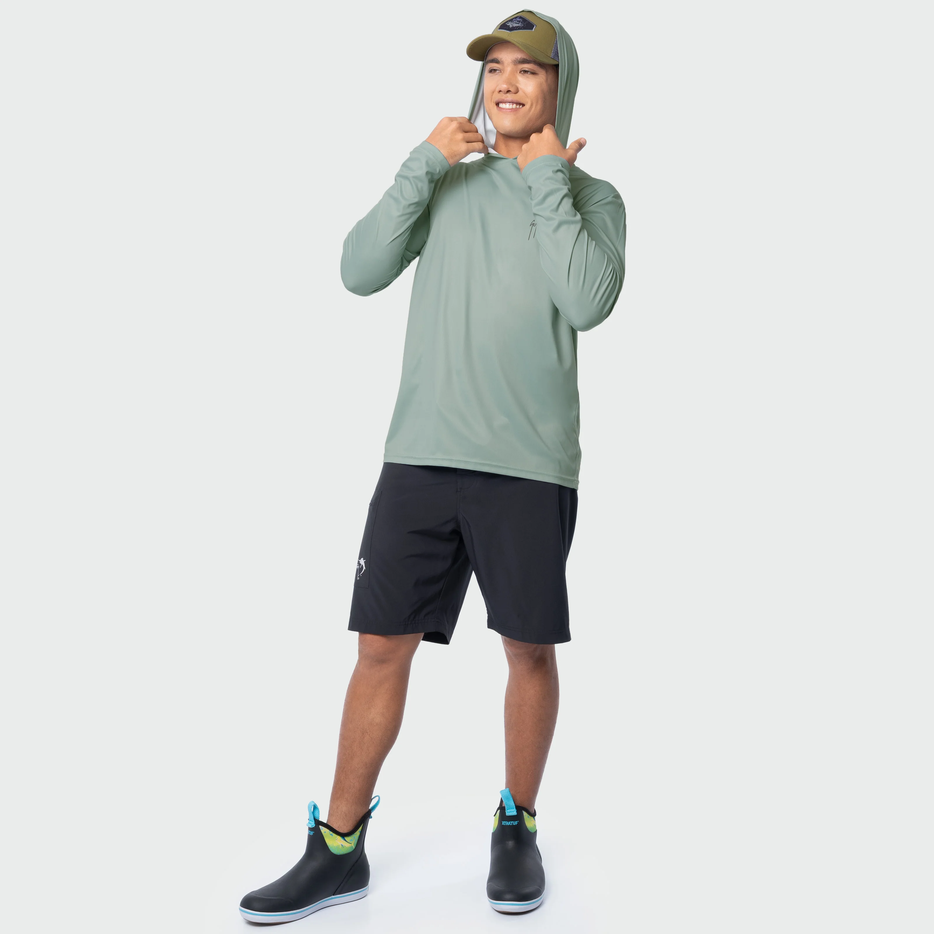 Eco Cast Sun Protection Hoodie - Freshwater Camo - Image 8