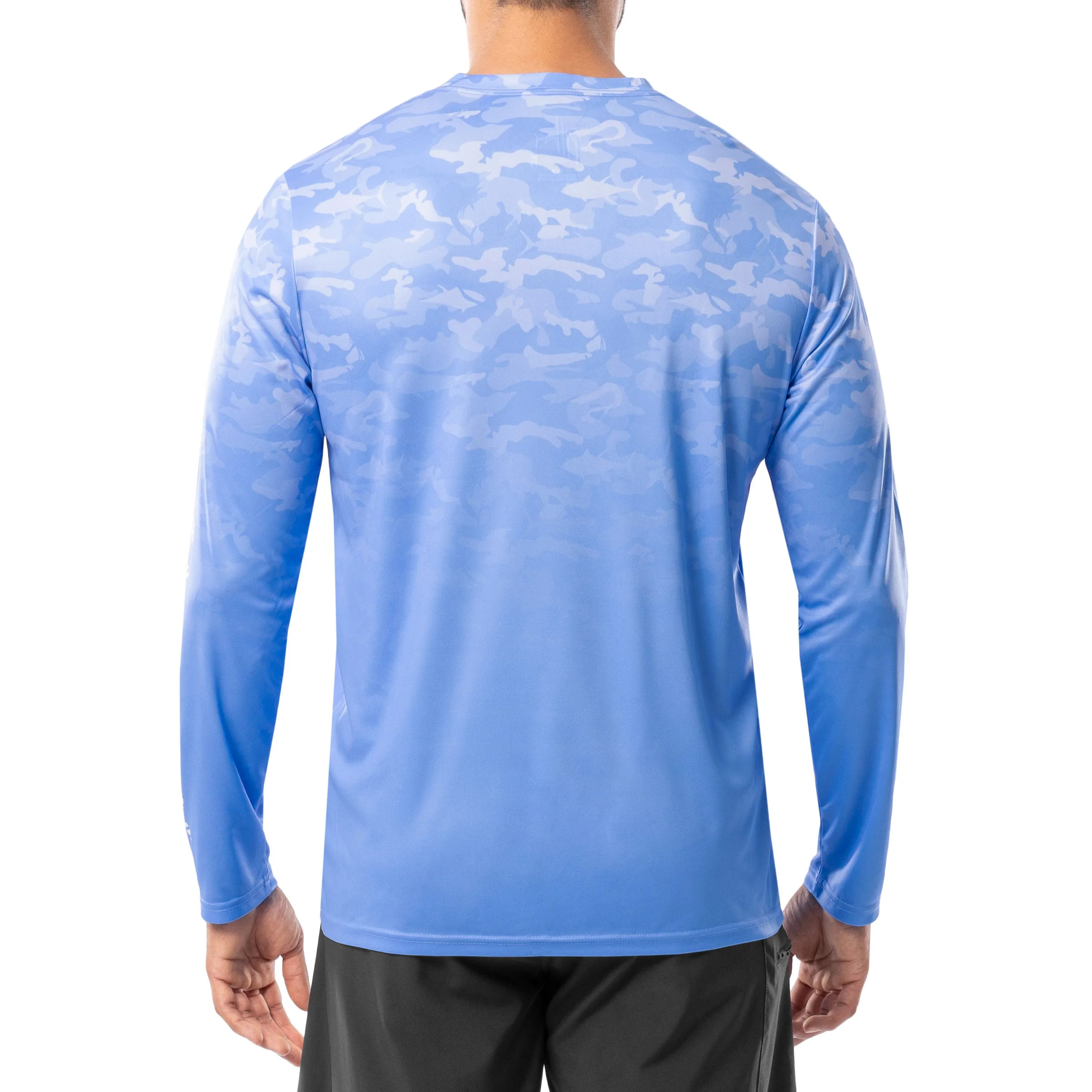 Men's Glass Camo Long Sleeve Performance Shirt - Image 2