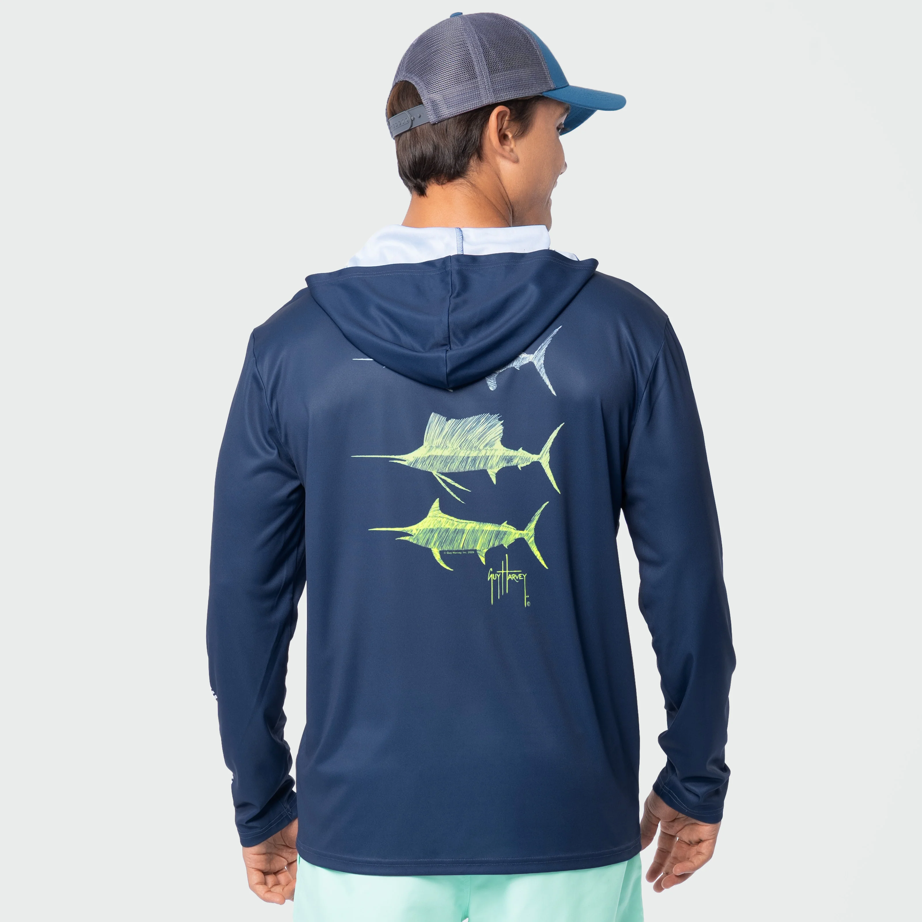 Eco Cast Sun Protection Hoodie - Gradient Bills - Image 4
