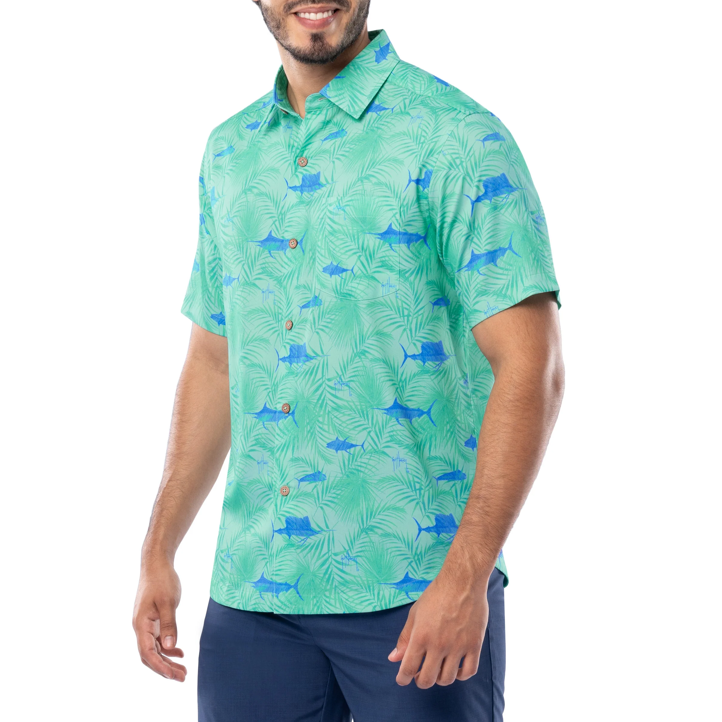 Men's Incognito Printed Resort Shirt - Image 5