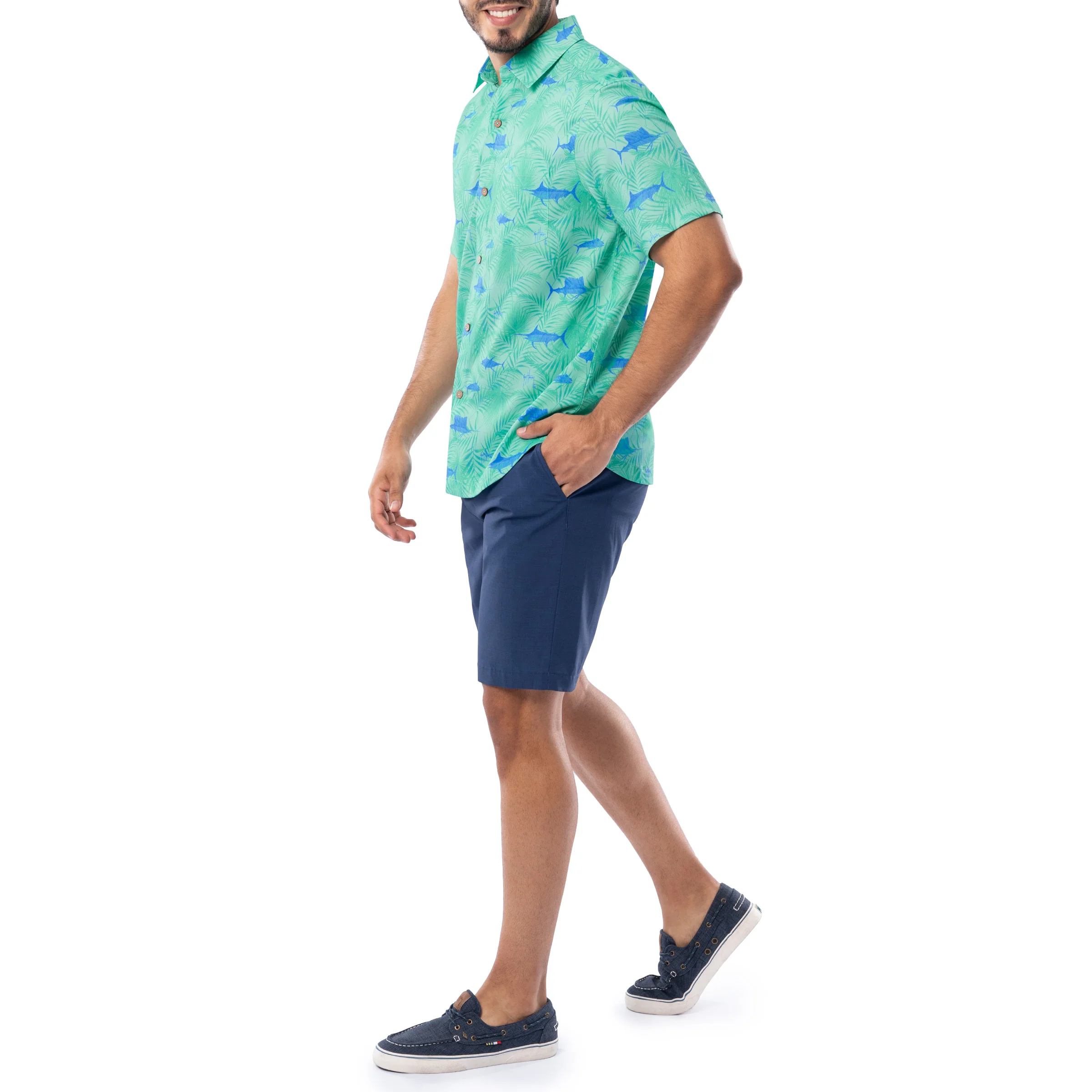 Men's Incognito Printed Resort Shirt - Image 7