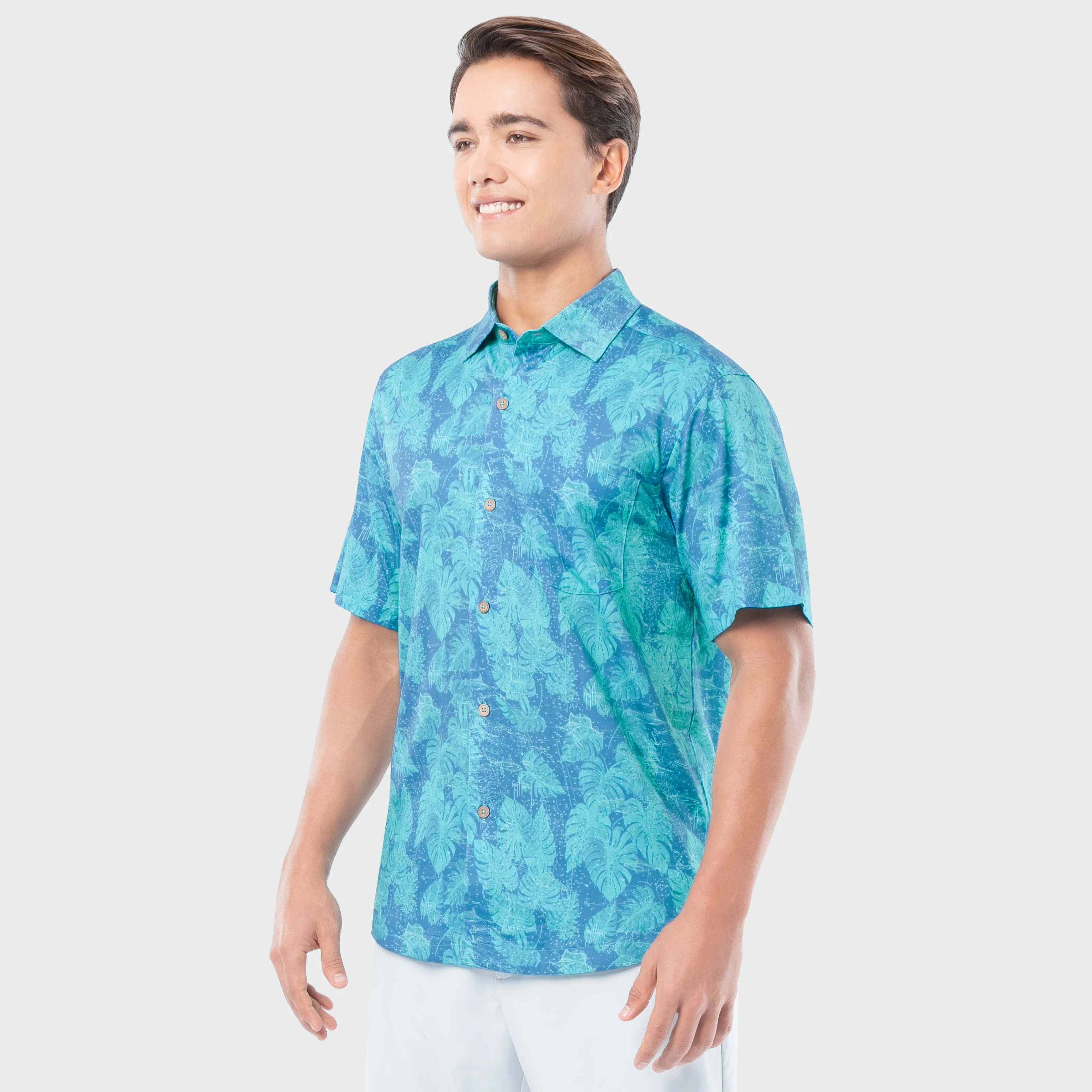 Island Ease Resort Shirt - Nautical Chart - Image 3