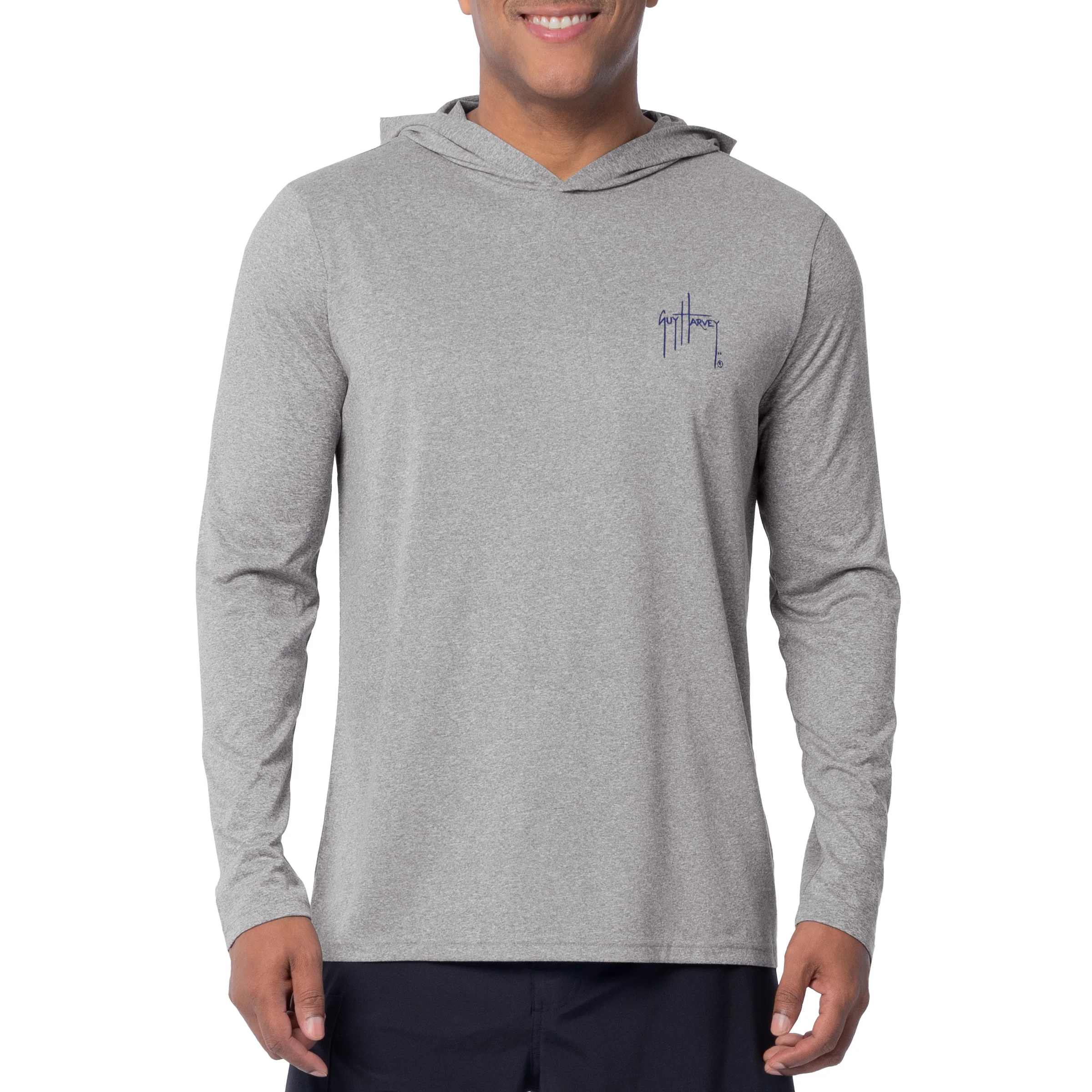 Men's Lobster Key Long Sleeve Performance Hoodie - Image 2