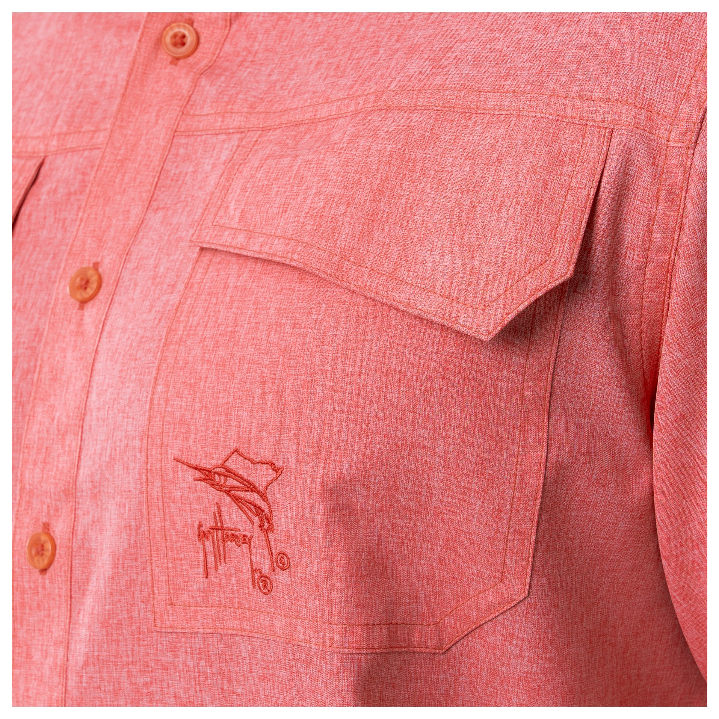 Harbor Heather Long Sleeve Fishing Shirt - Image 23