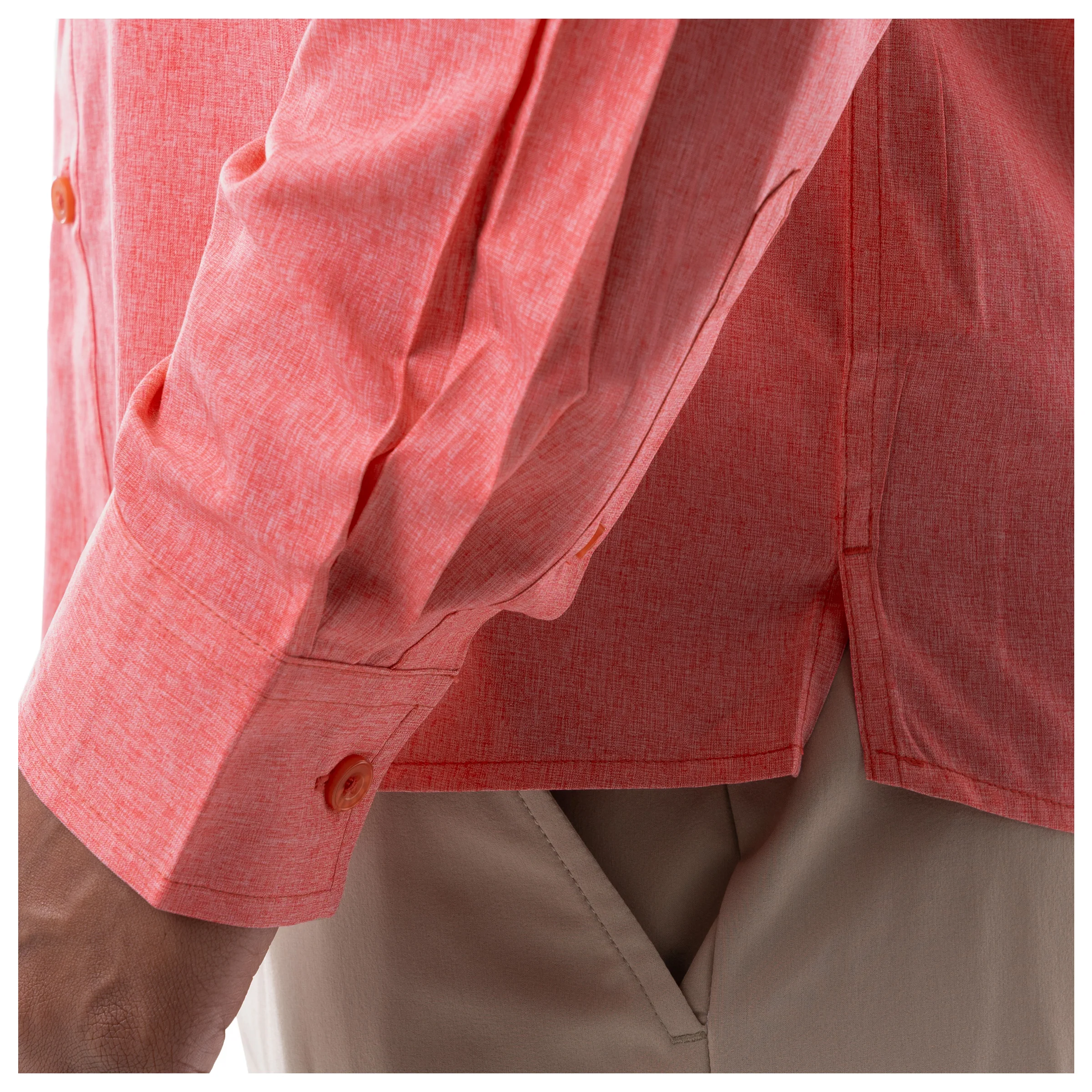 Harbor Heather Long Sleeve Fishing Shirt - Image 24