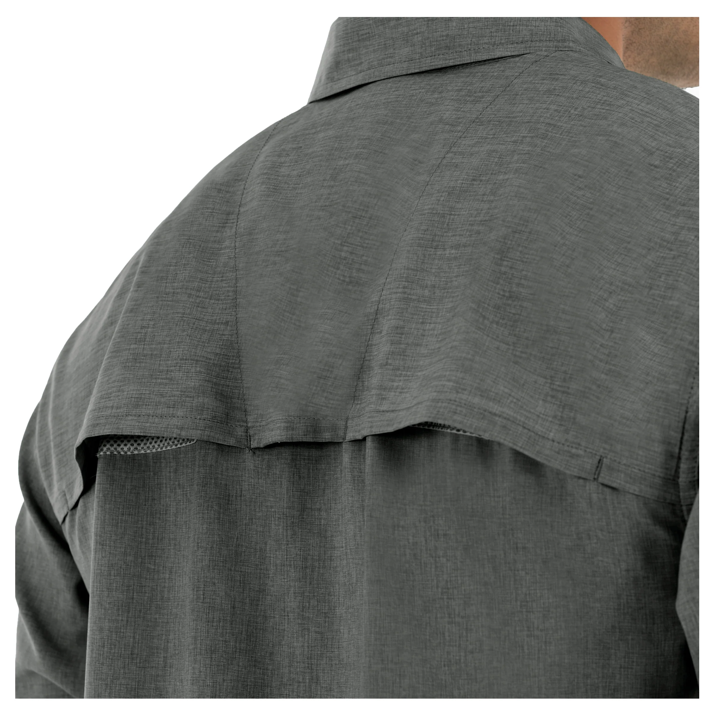 Harbor Heather Long Sleeve Fishing Shirt - Image 36
