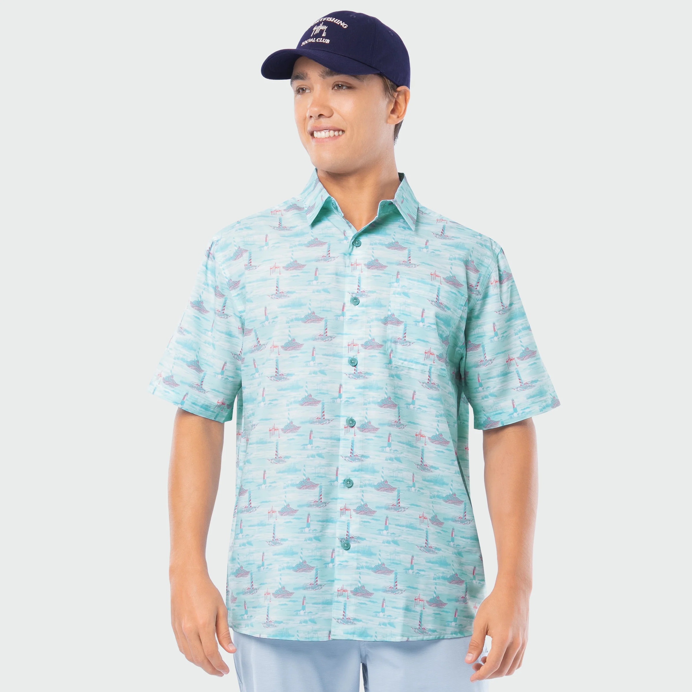 Mariner Fishing Shirt - Lighthouse Dawn - Image 2
