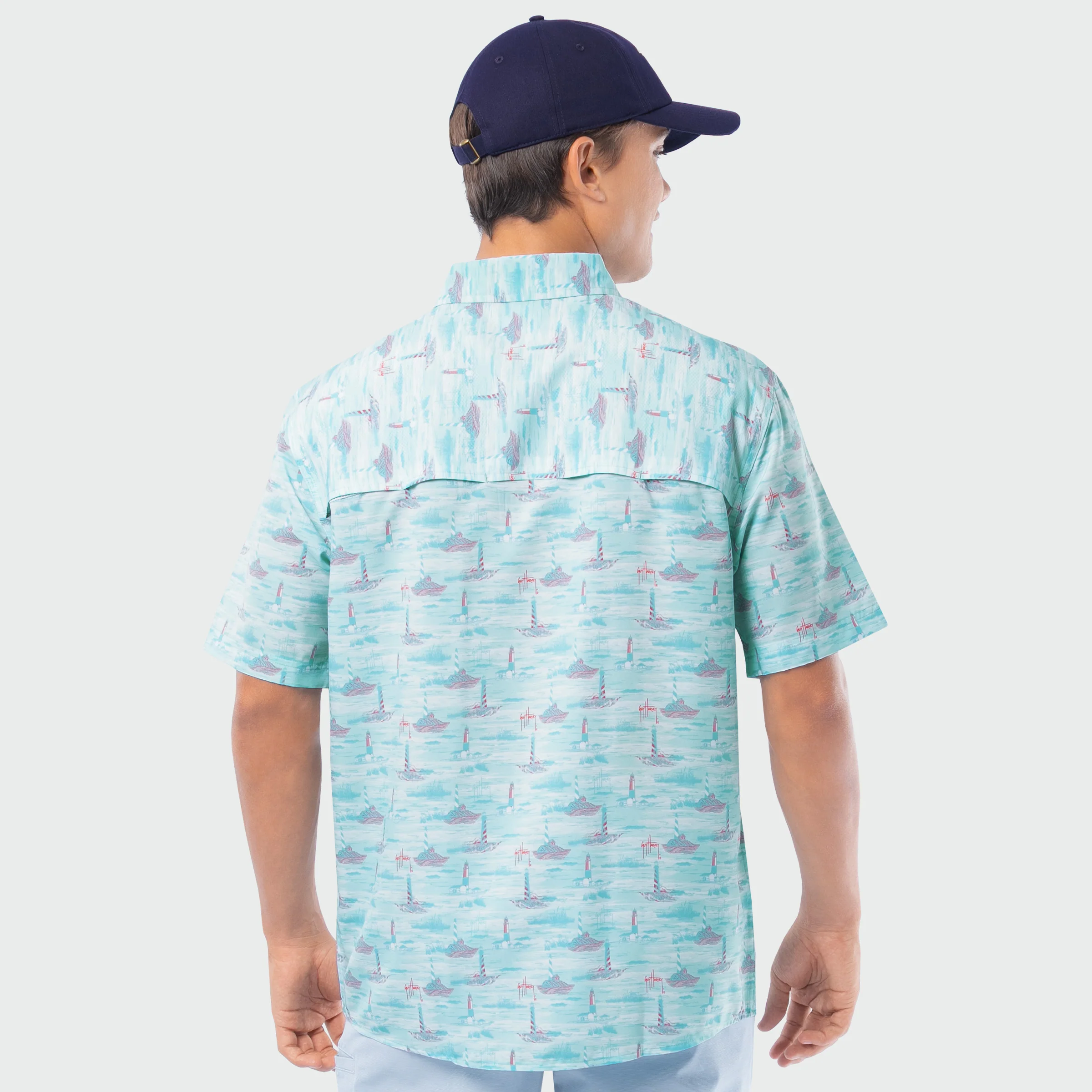 Mariner Fishing Shirt - Lighthouse Dawn - Image 4