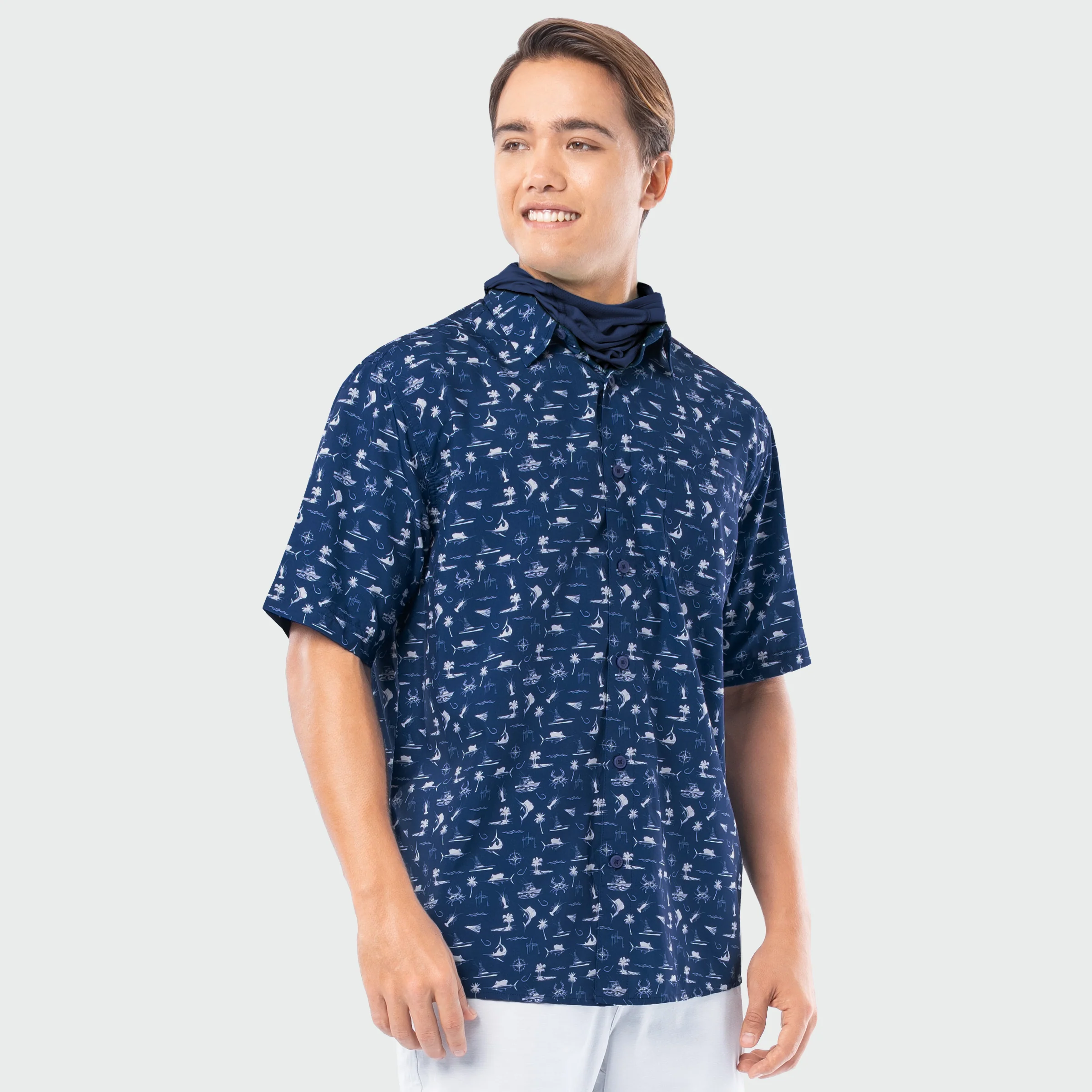 Mariner Fishing Shirt - Maritime Motif - Image 8