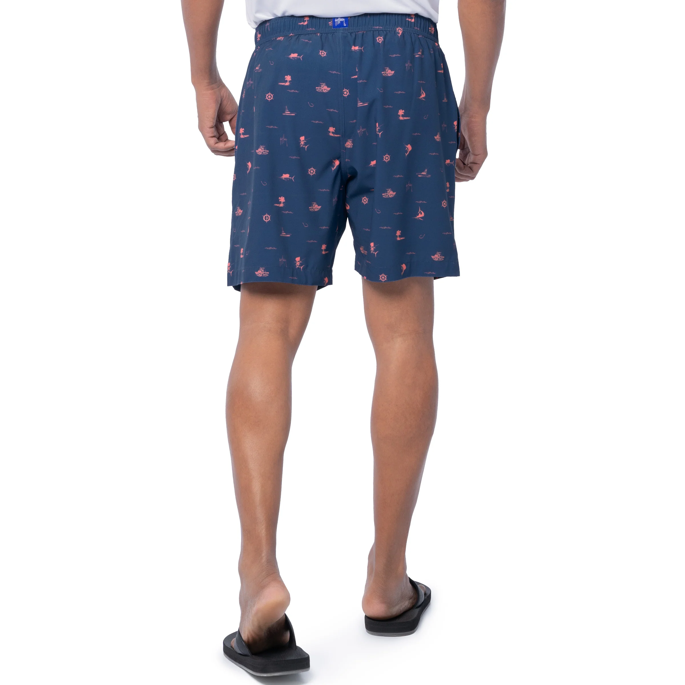 Men's Maritime Printed 7" Swim Trunk - Image 2