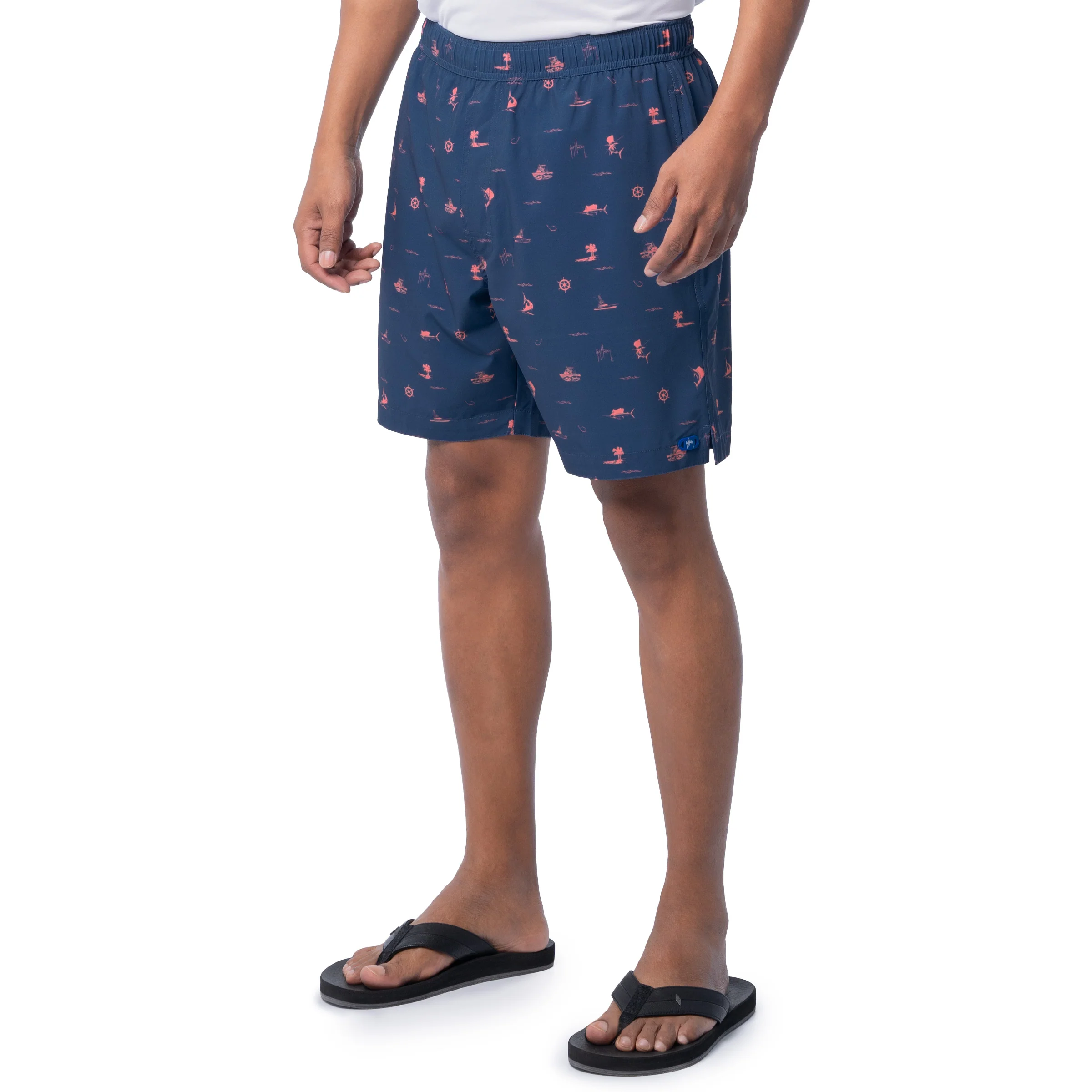 Men's Maritime Printed 7" Swim Trunk - Image 7