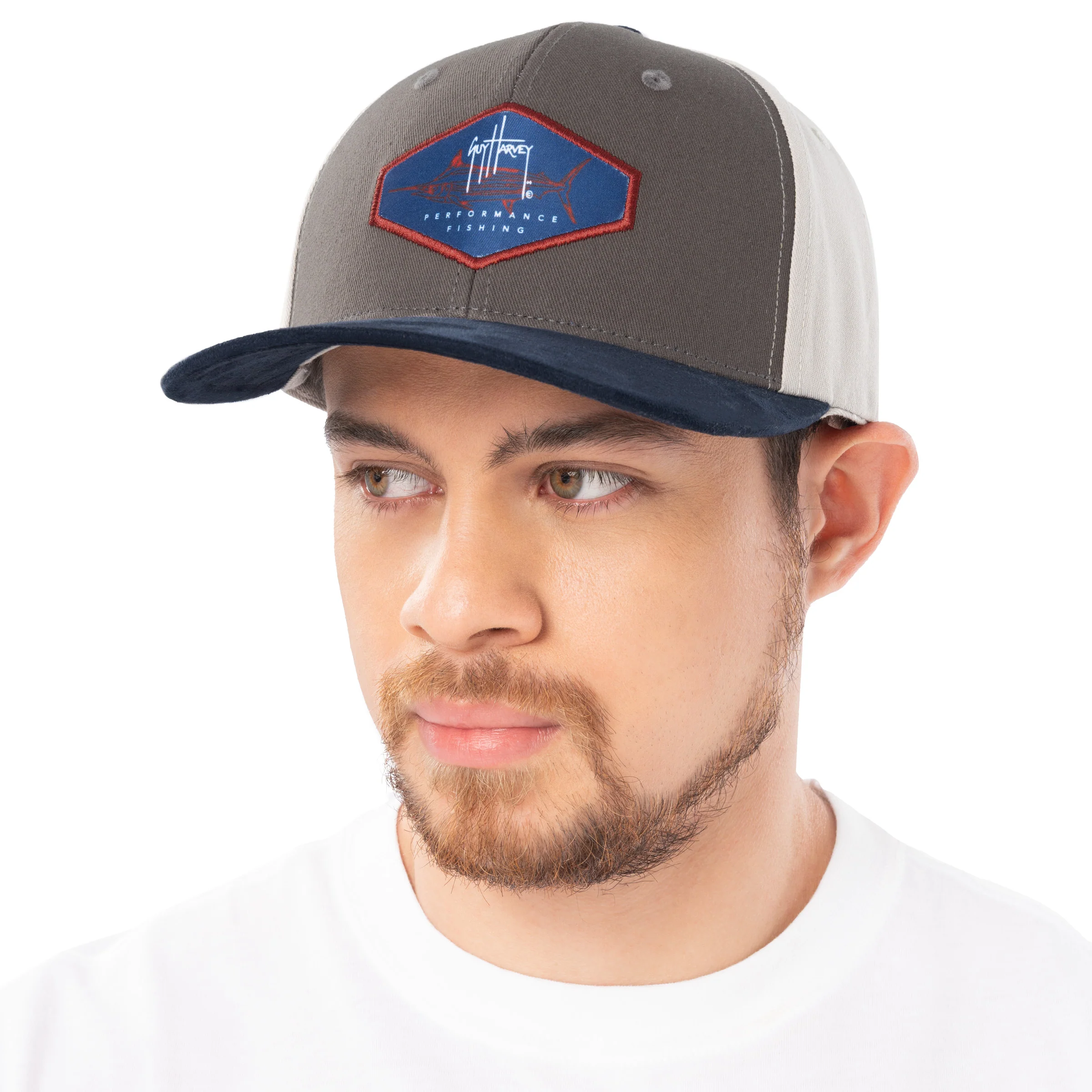Marlin Patch Sueded Snapback - Image 4