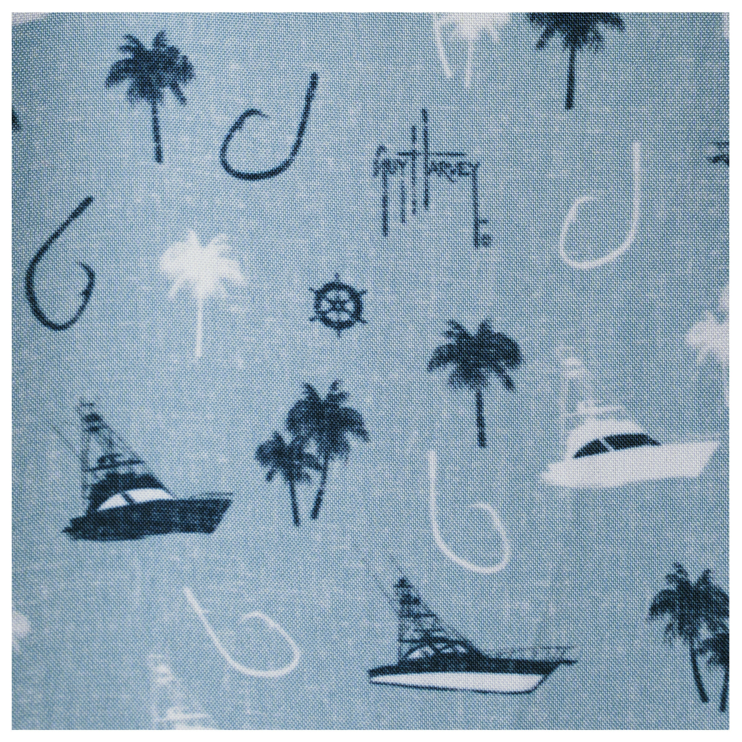 Mariner Fishing Shirt - Nautical Palms - Image 3