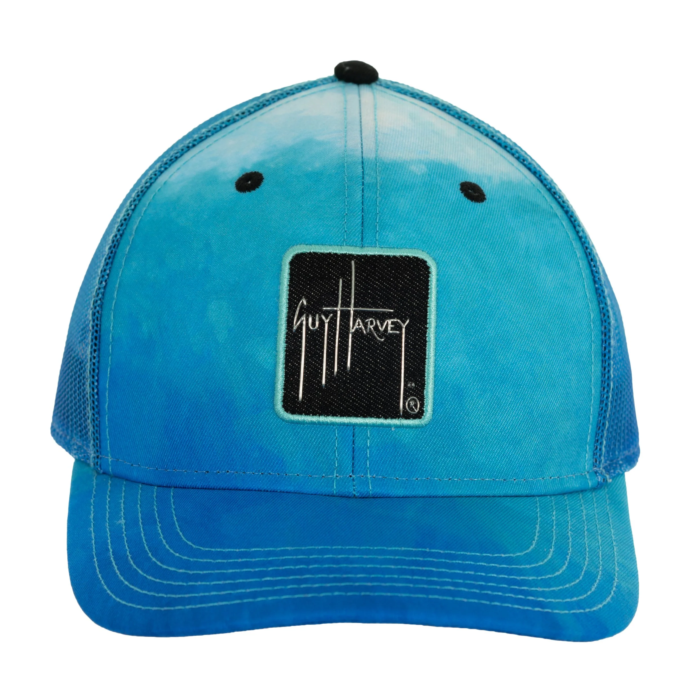 Mens Navy Mesh Trucker Hat - Image 3