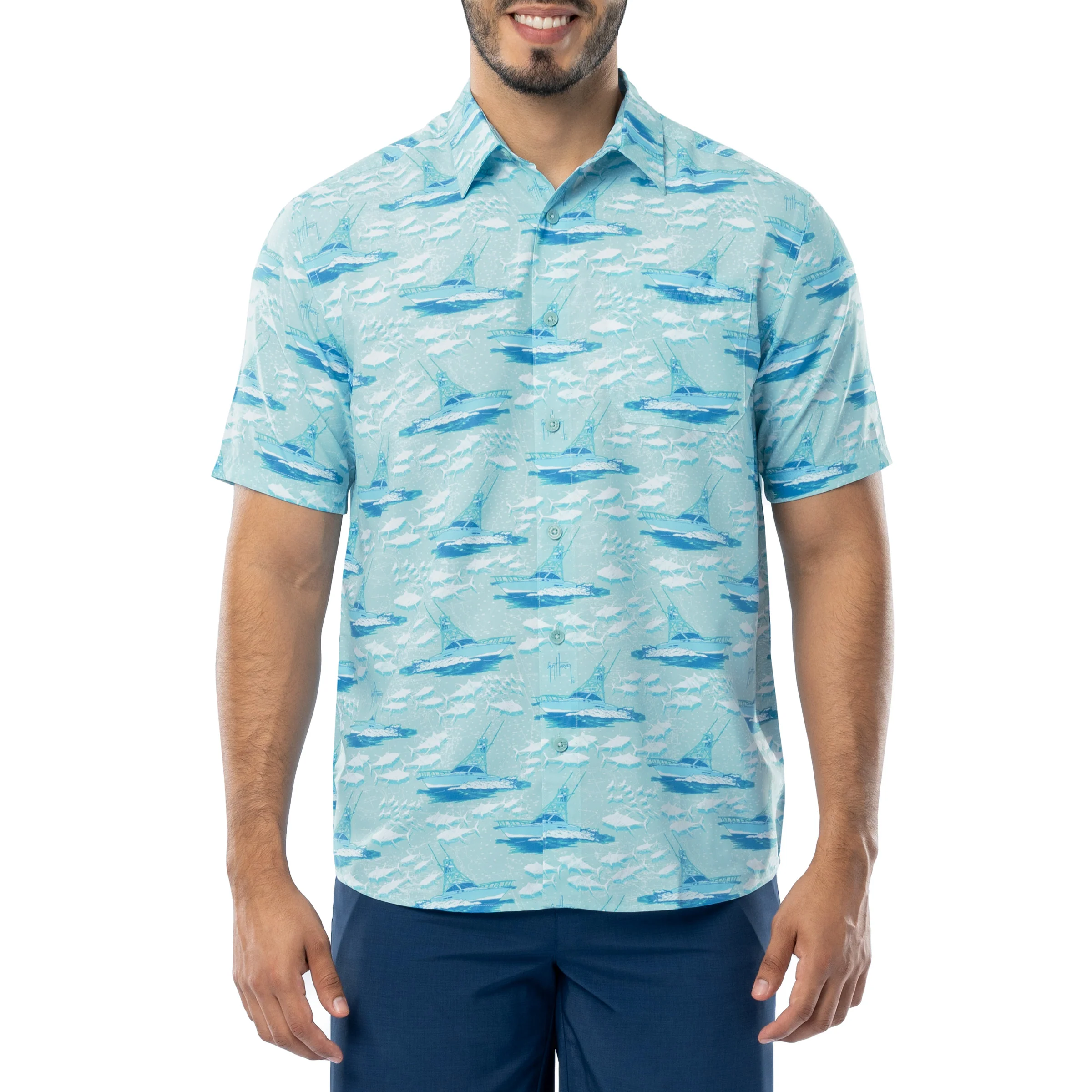 Men's Offshore Charter Performance Fishing Shirt