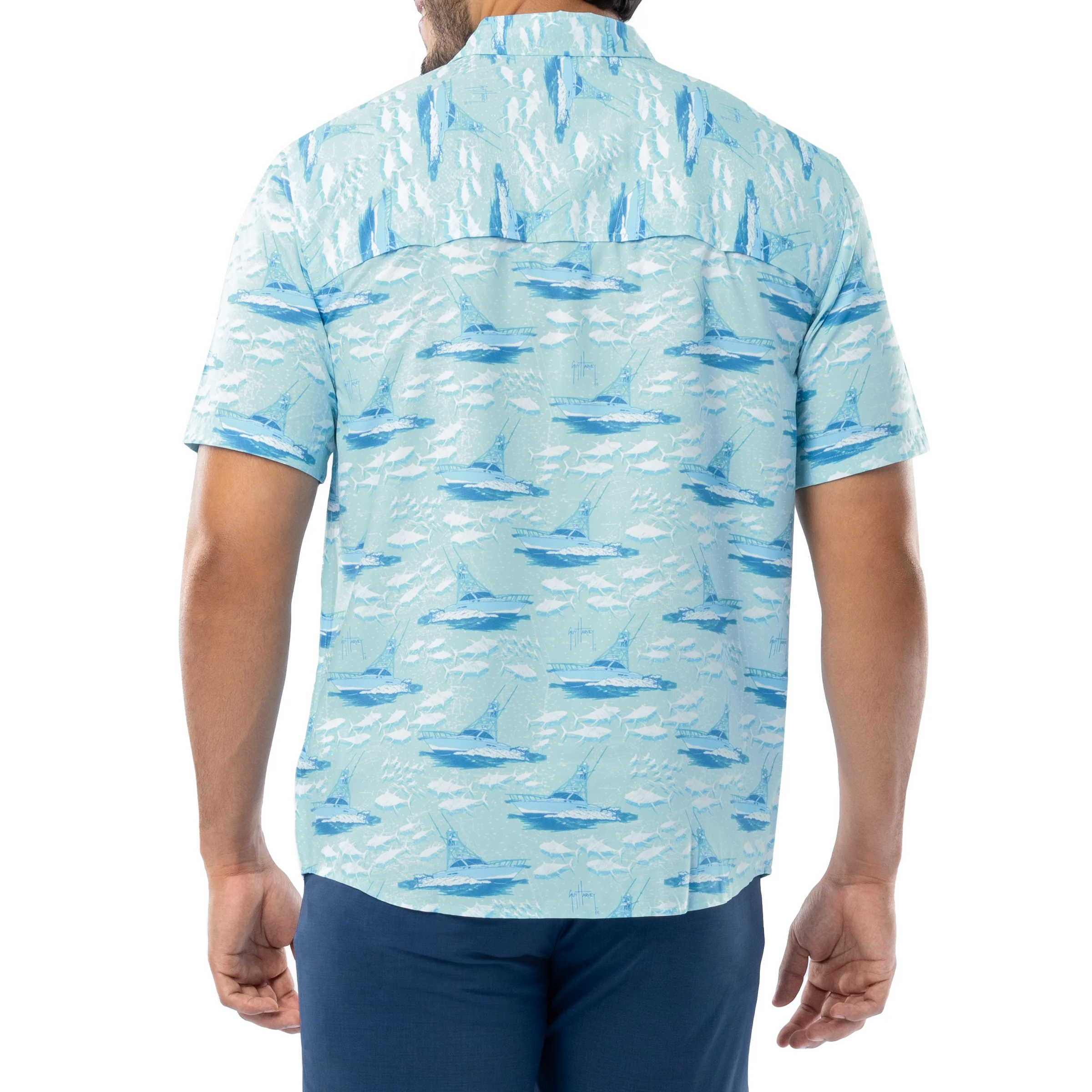 Men's Offshore Charter Performance Fishing Shirt - Image 2