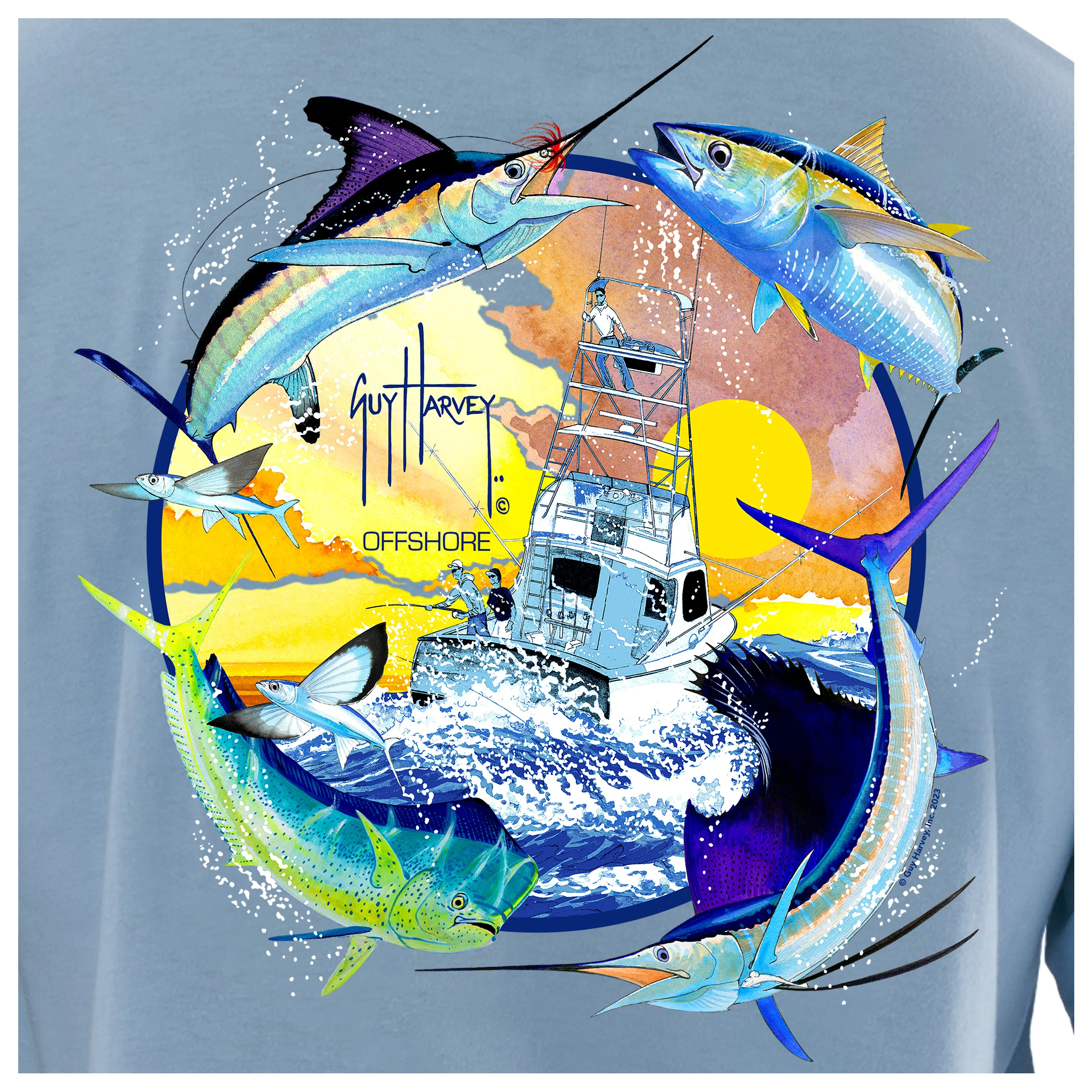 Lightweight Pocket Tee - Open Ocean - Image 3