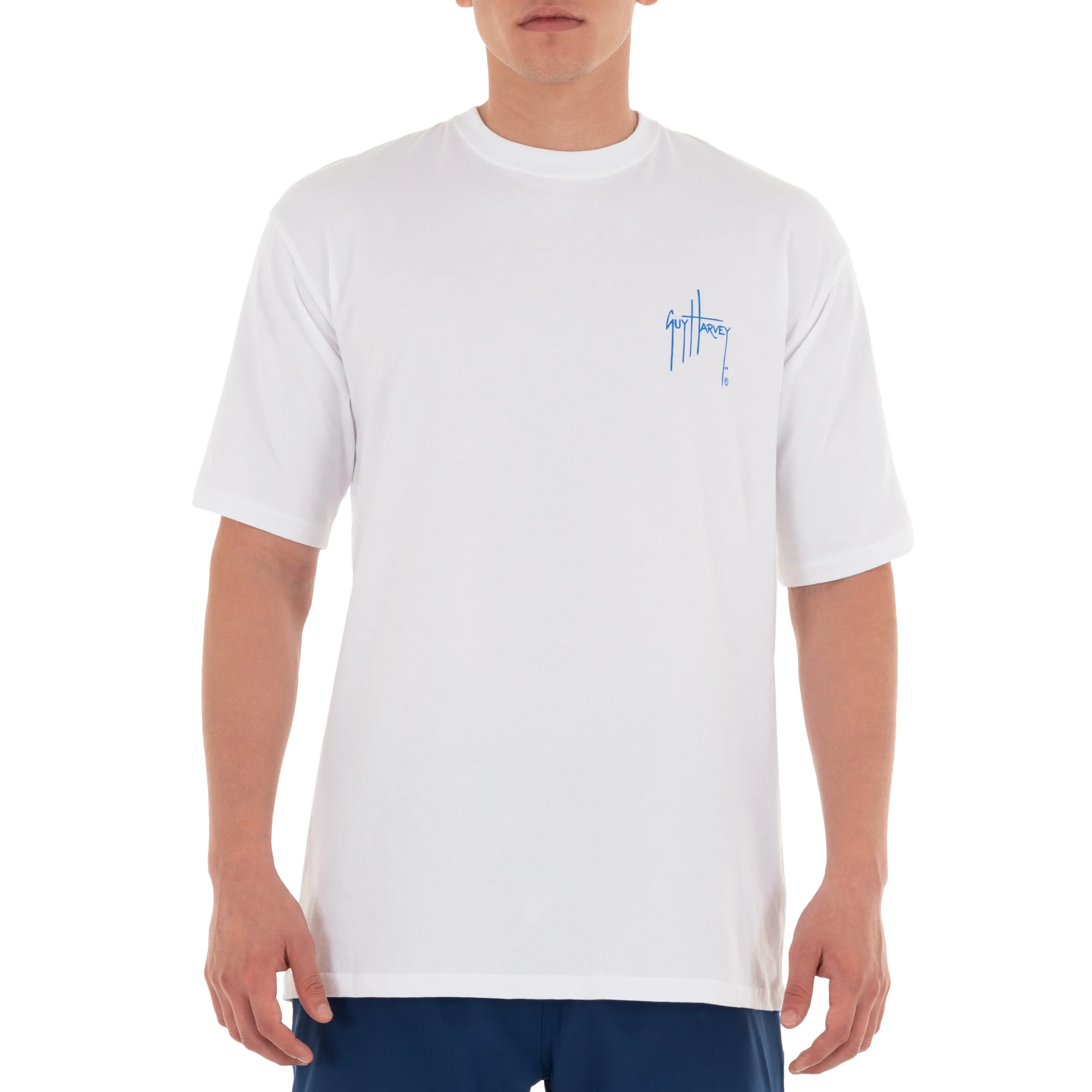 Men's 'Currituck Lighthouse' Short Sleeve Crew Neck T-Shirt - Image 4