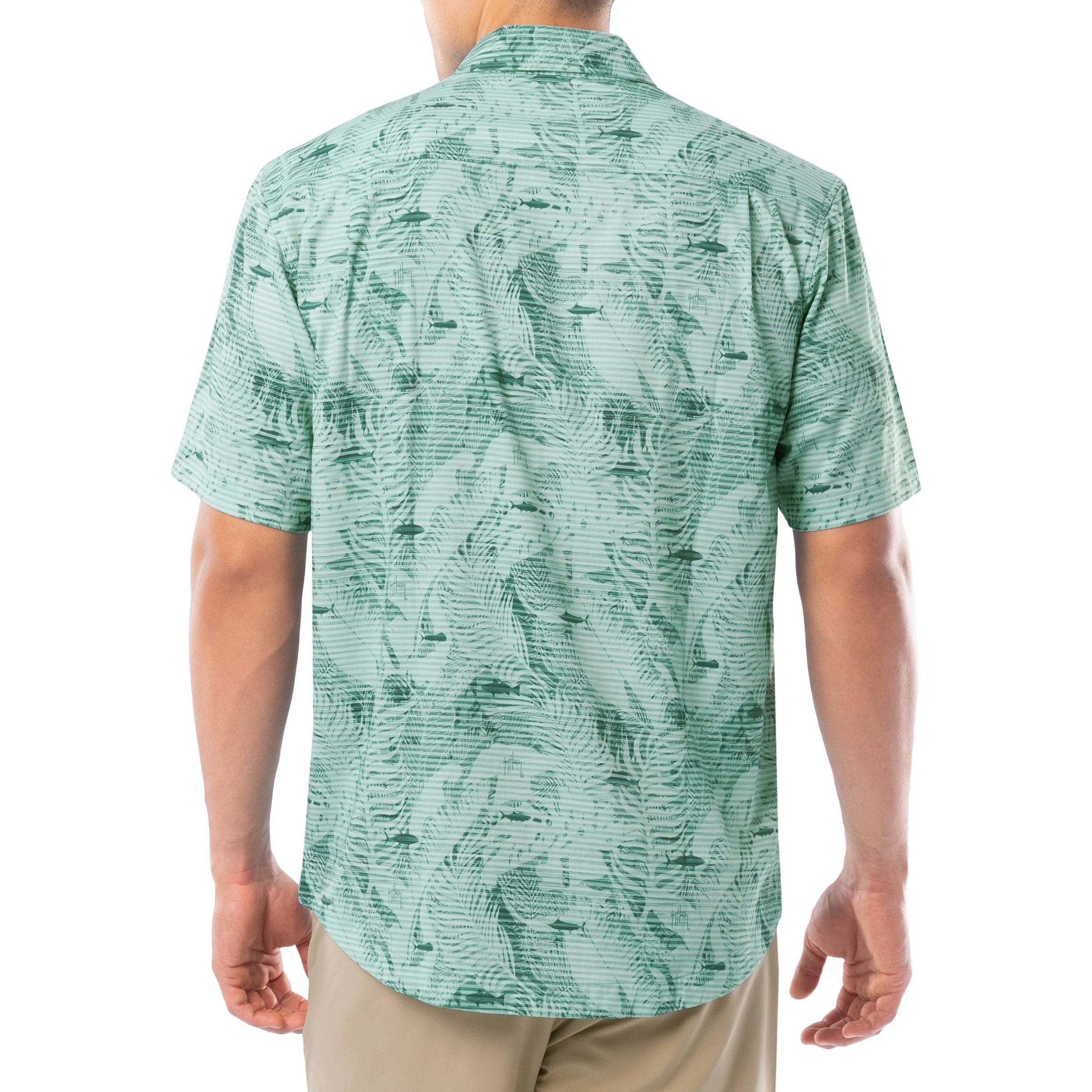 Men's Palm Coast Printed Resort Shirt - Image 2