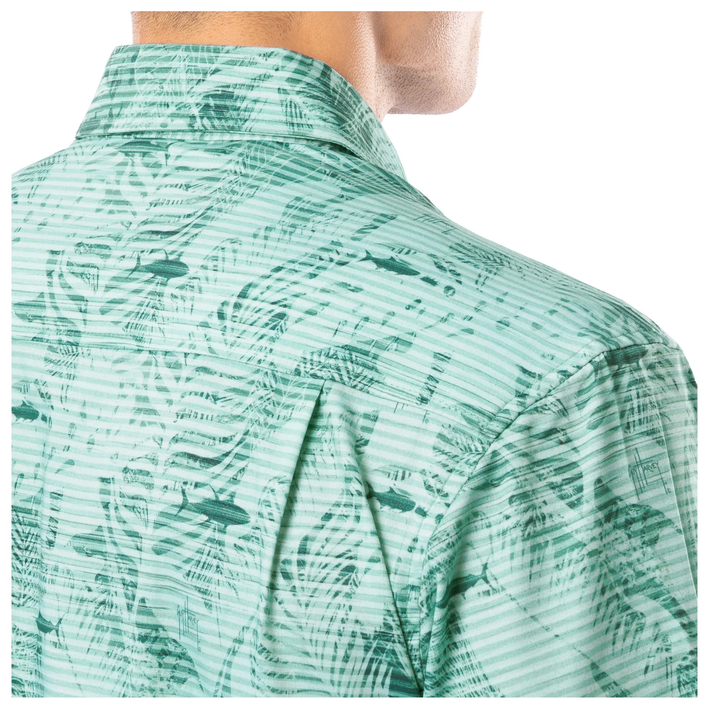 Men's Palm Coast Printed Resort Shirt - Image 6