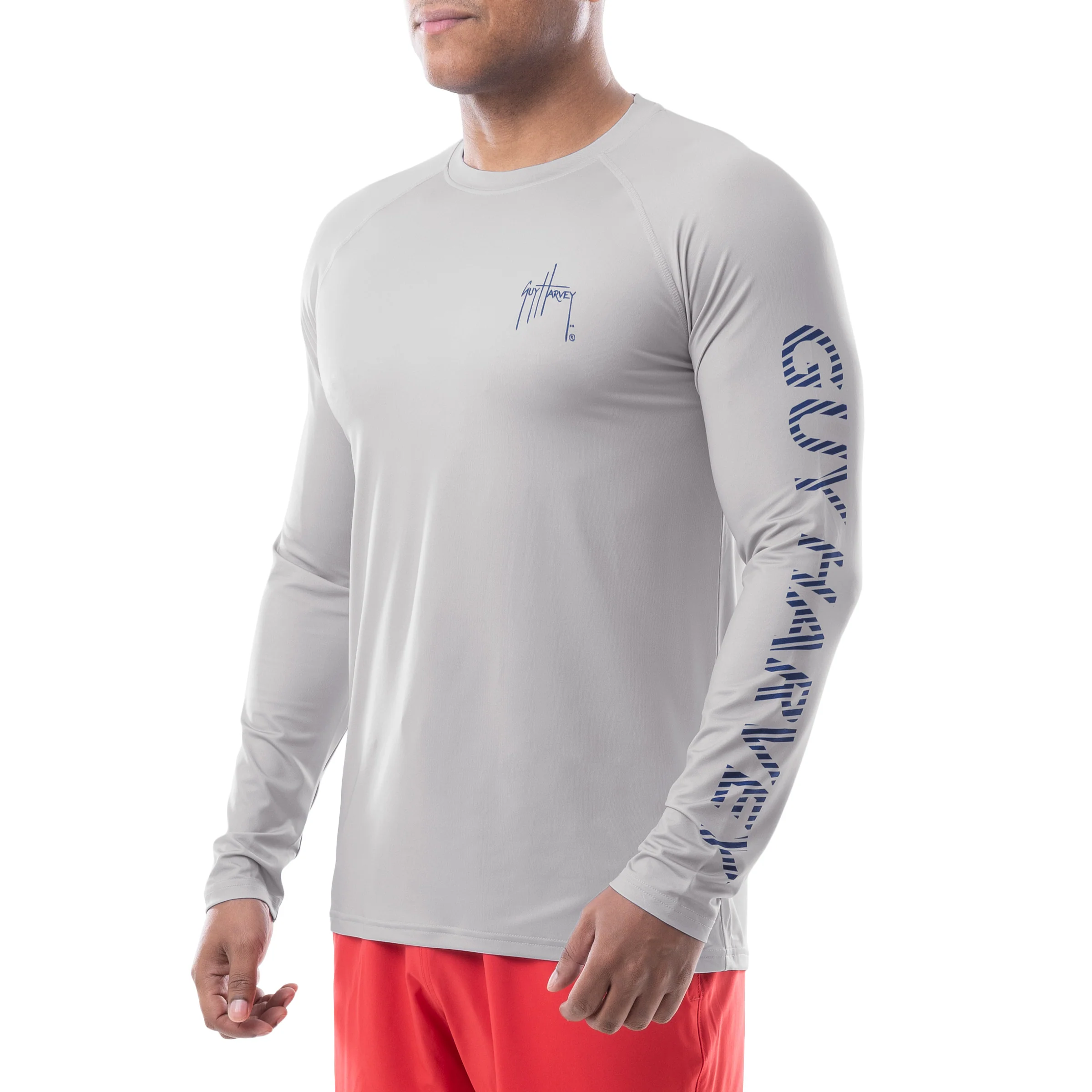 Men's Patriotic Billfish Long Sleeve Performance Shirt - Image 4