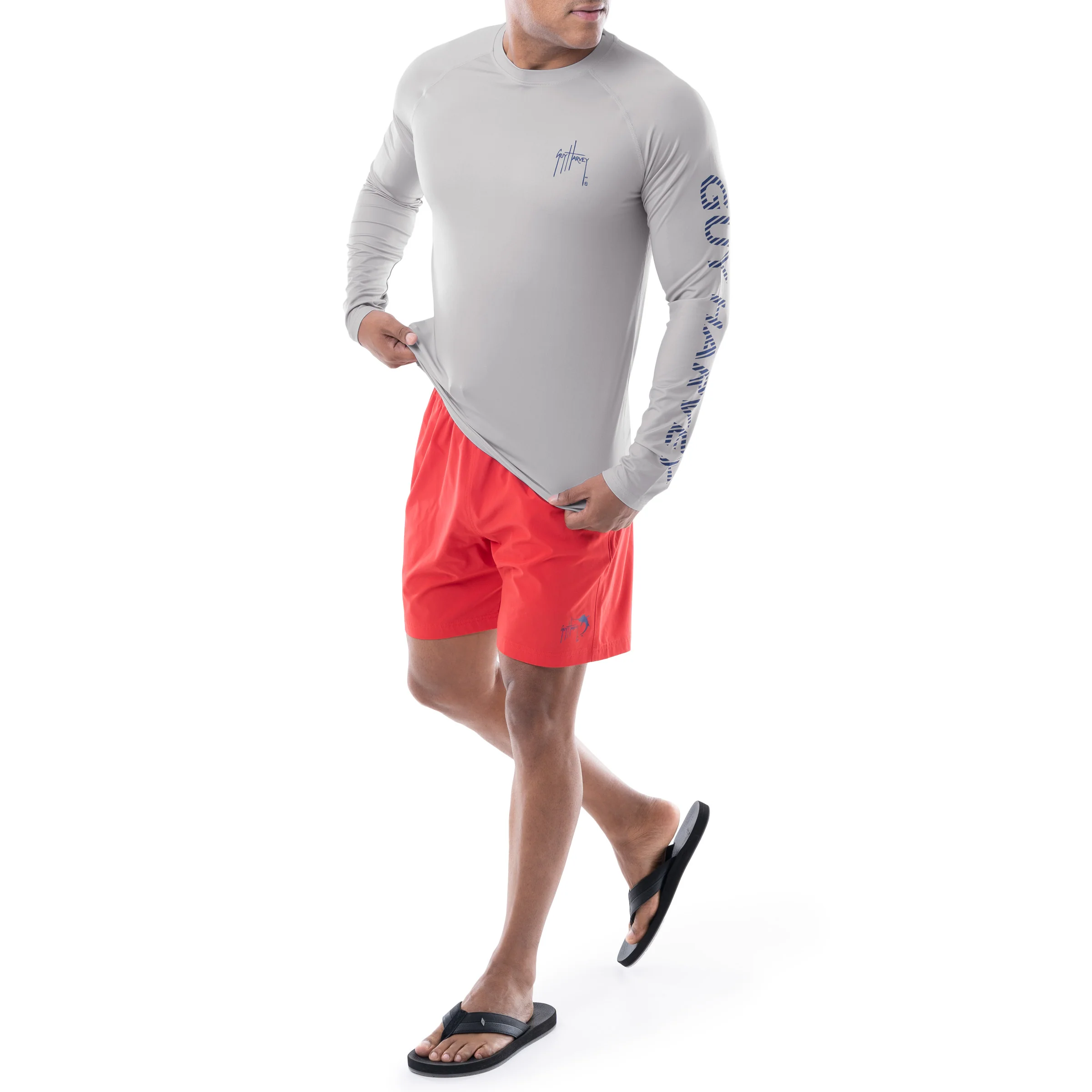 Men's Patriotic Billfish Long Sleeve Performance Shirt - Image 6